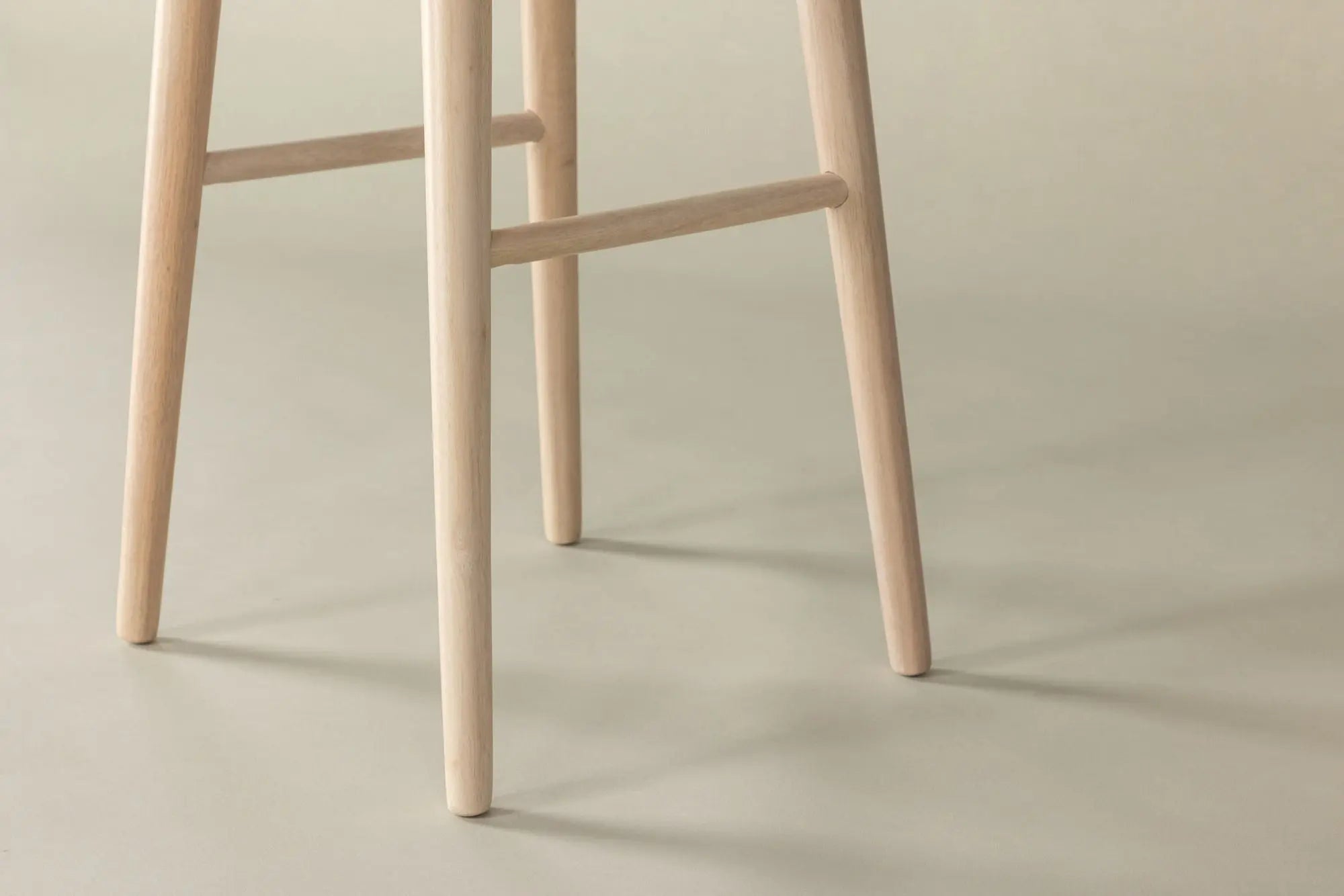 Lot de 2 tabourets de bar Mollösand - 36 x 36 x 75 - Hévéas