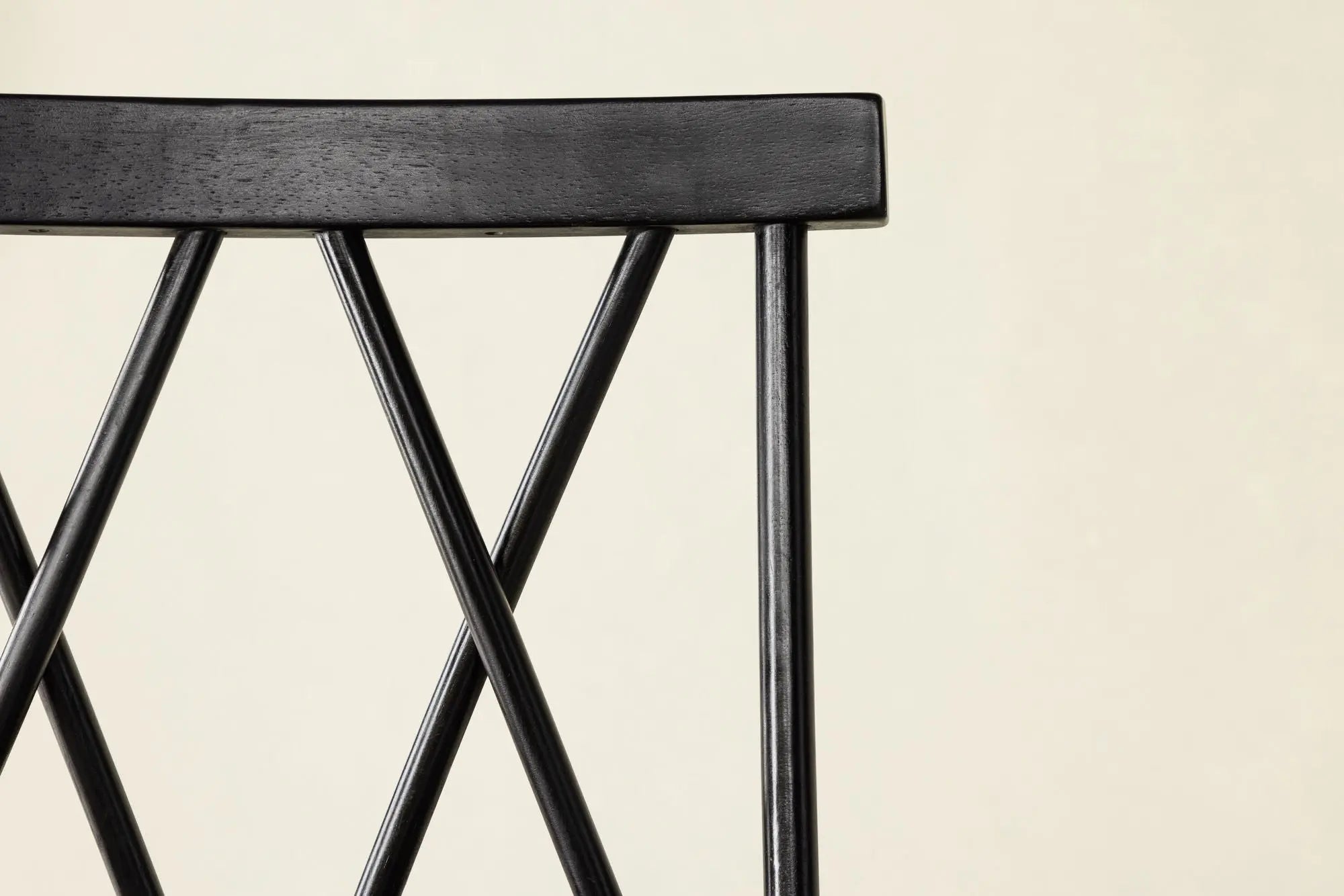 Lot de 2 tabourets de bar Mollöström - 44 x 43 x 90 - Hévéas