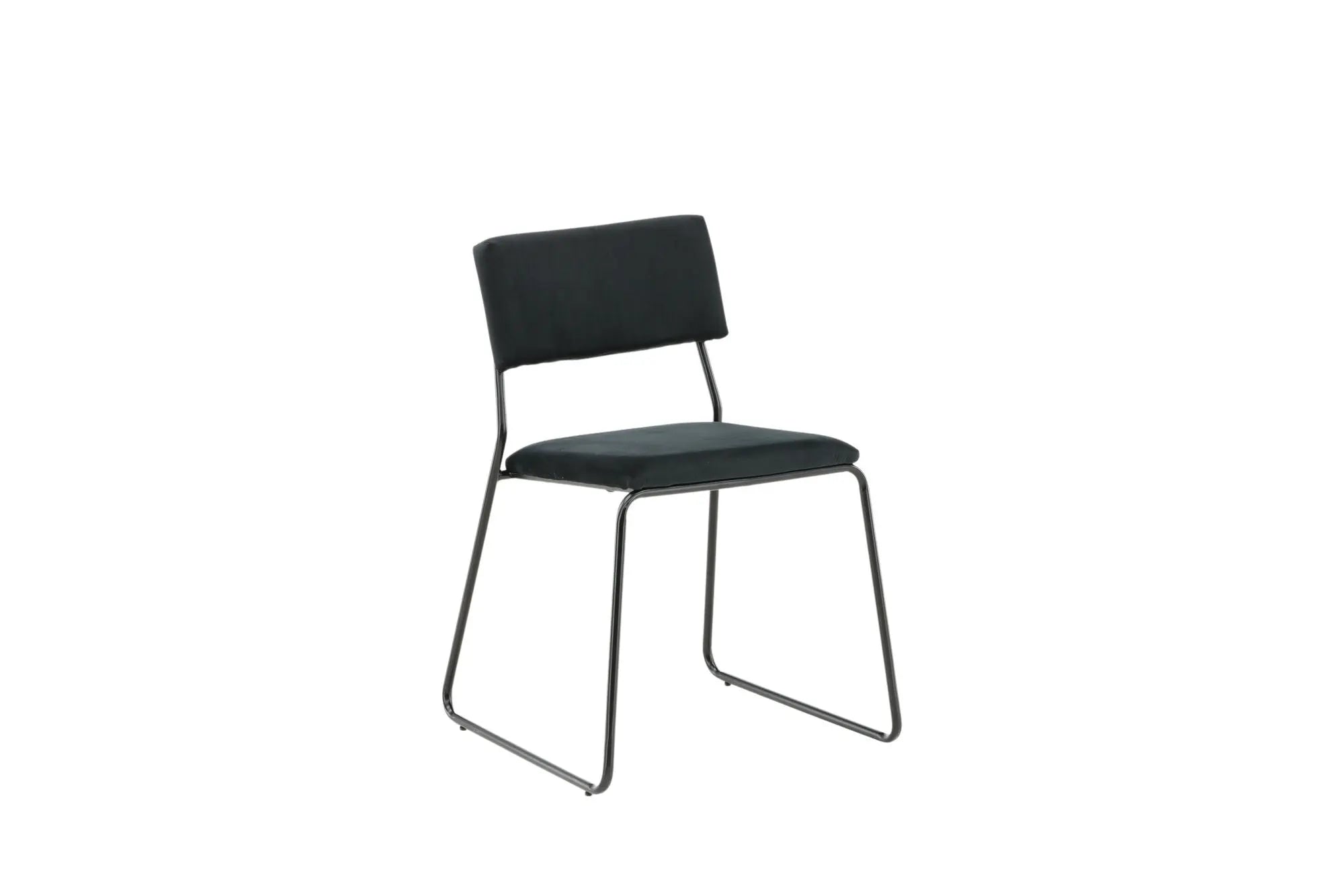 Lot de 2 chaises de salle à manger Kenth - 52 x 76 x 40 - Polyester Velvet