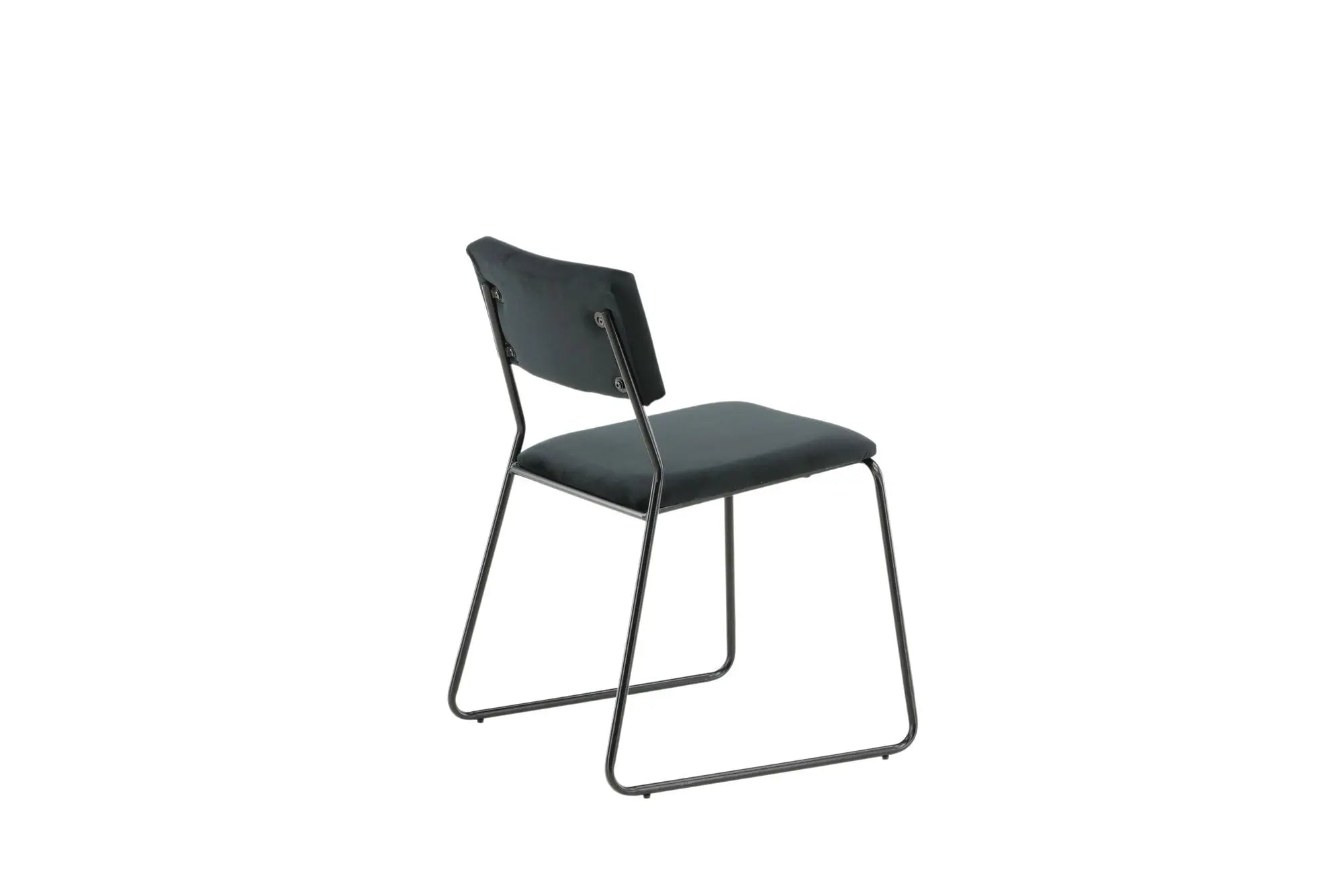 Lot de 2 chaises de salle à manger Kenth - 52 x 76 x 40 - Polyester Velvet