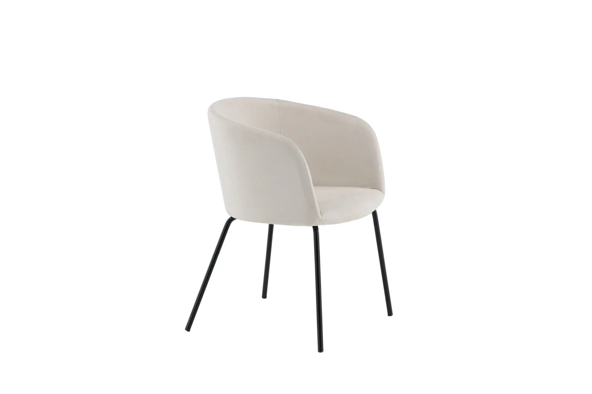Chaise Berit - 55 x 78 x 55 - Polyester Velvet