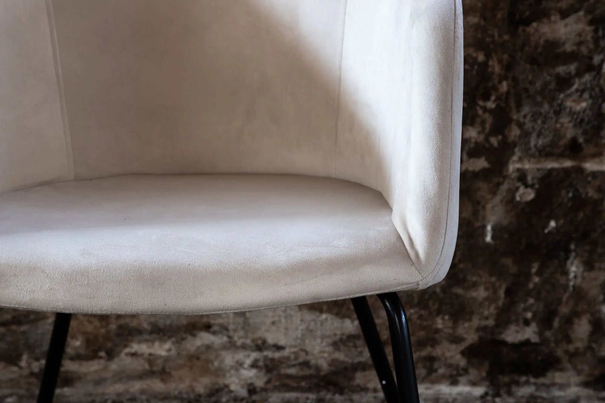 Chaise Berit - 55 x 78 x 55 - Polyester Velvet