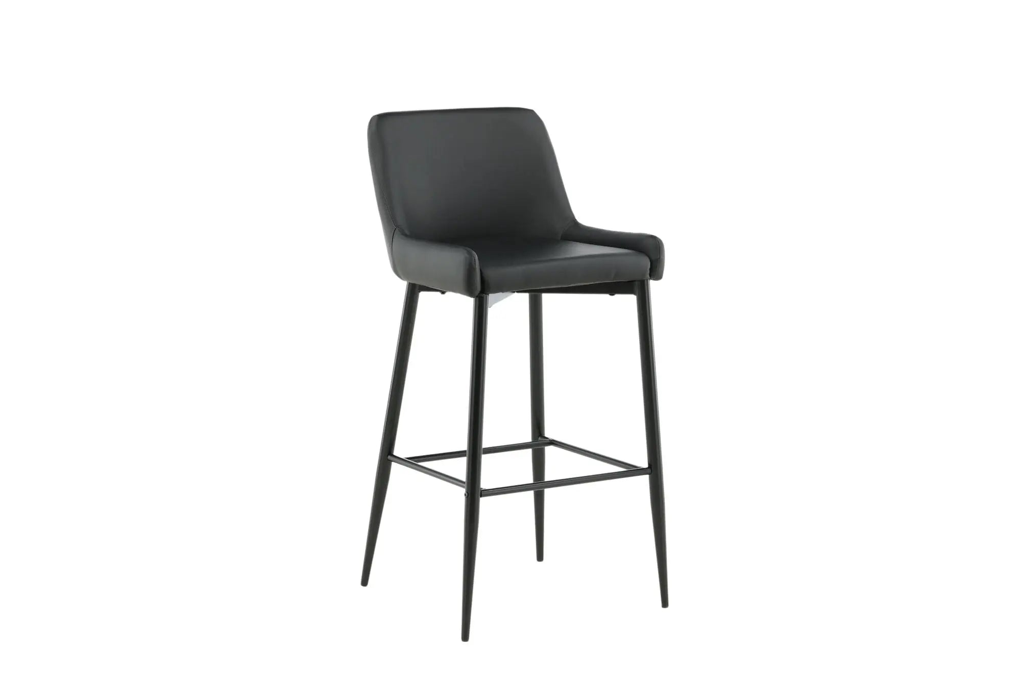 Lot de 2 tabourets de bar Plaza - 57 x 48 x 105 - PU