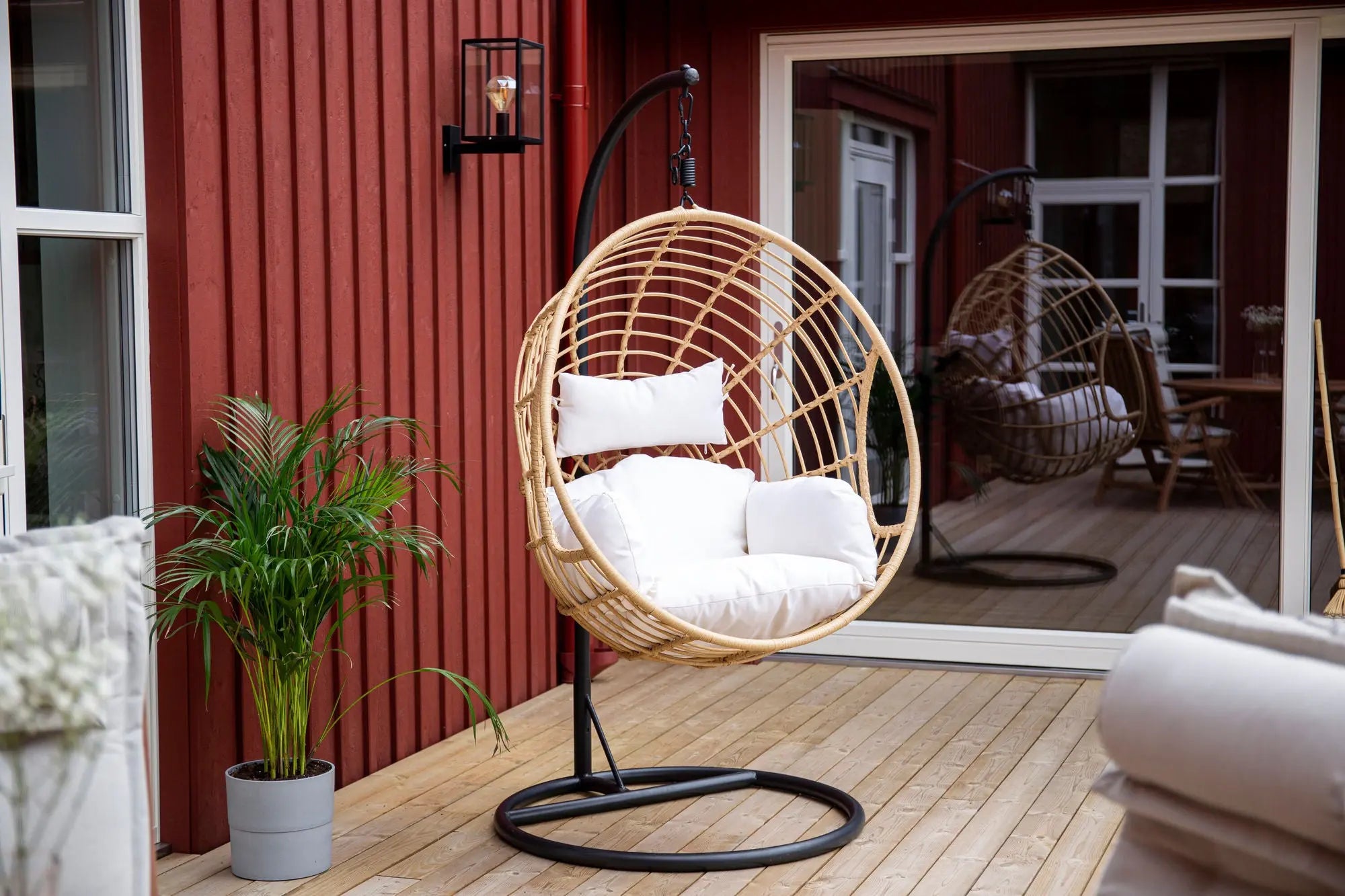 Chaise suspendue ronde Wig Loome