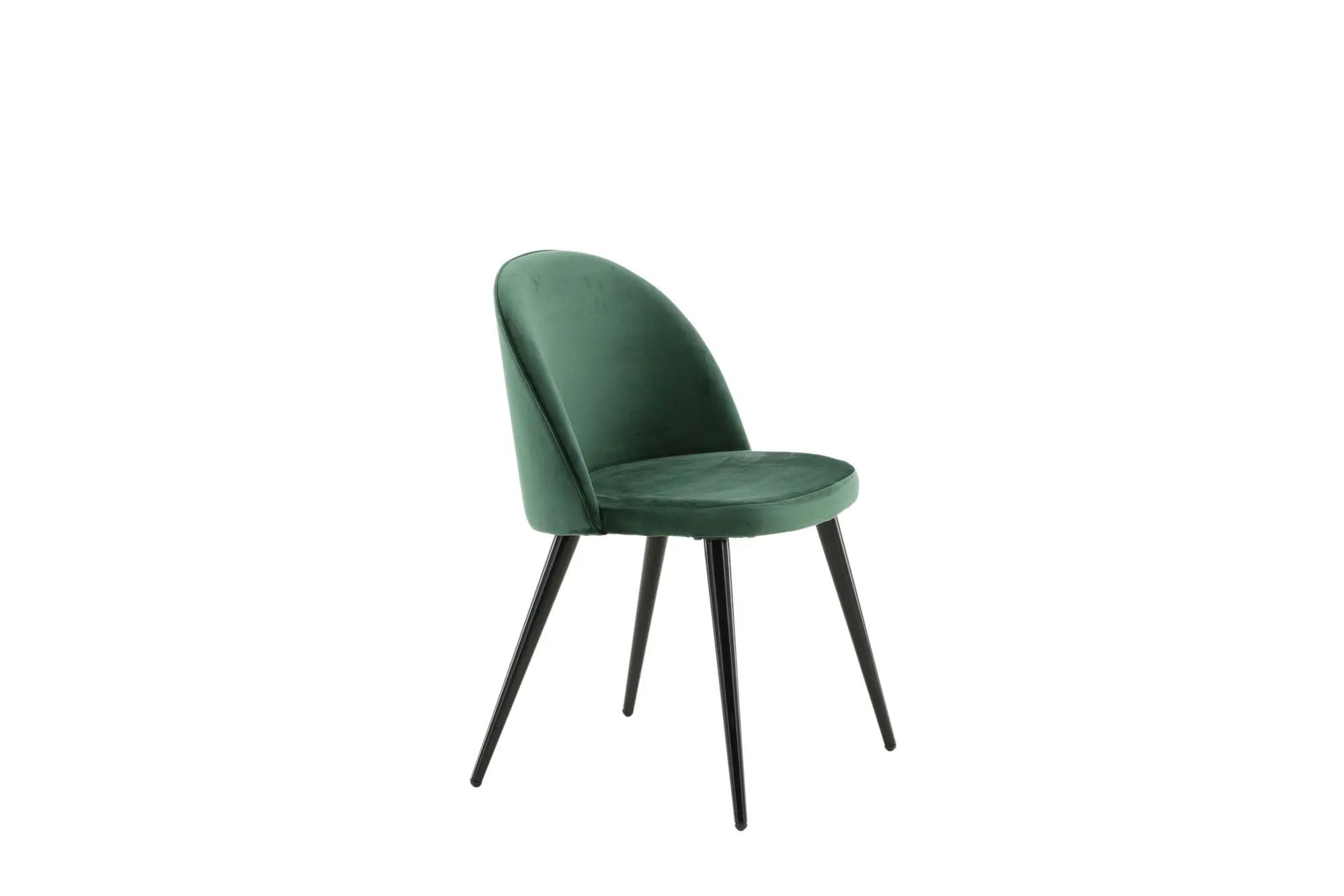 Lot de 2 chaises de salle à manger Velvet - 57 x 76,5 x 50 - Polyester Velvet