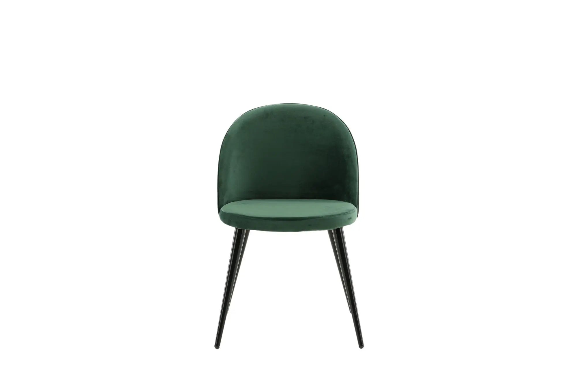 Lot de 2 chaises de salle à manger Velvet - 57 x 76,5 x 50 - Polyester Velvet