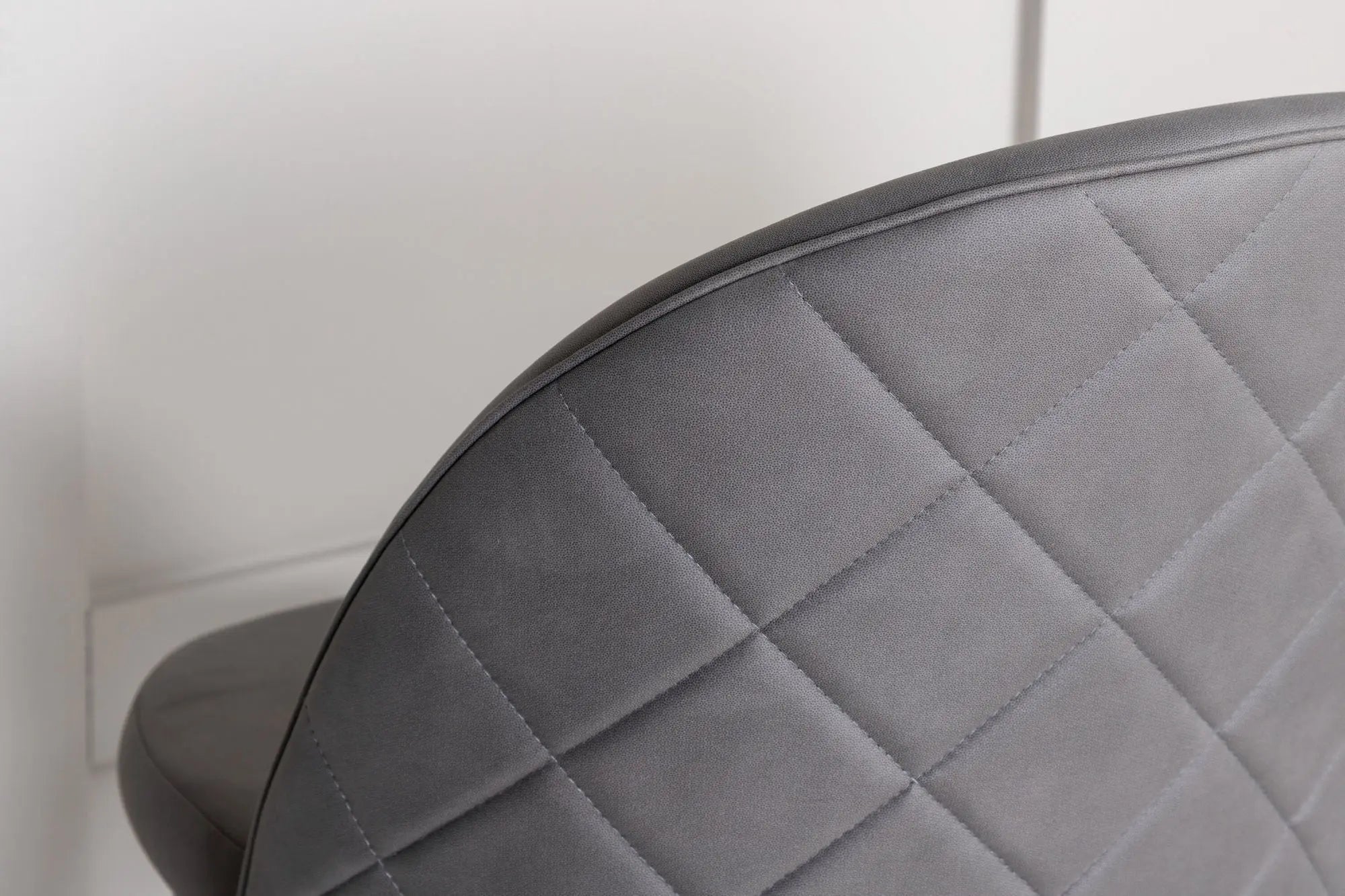 Lot de 2 chaises de salle à manger Velvet - 57 x 76,5 x 50 - Polyester Lin