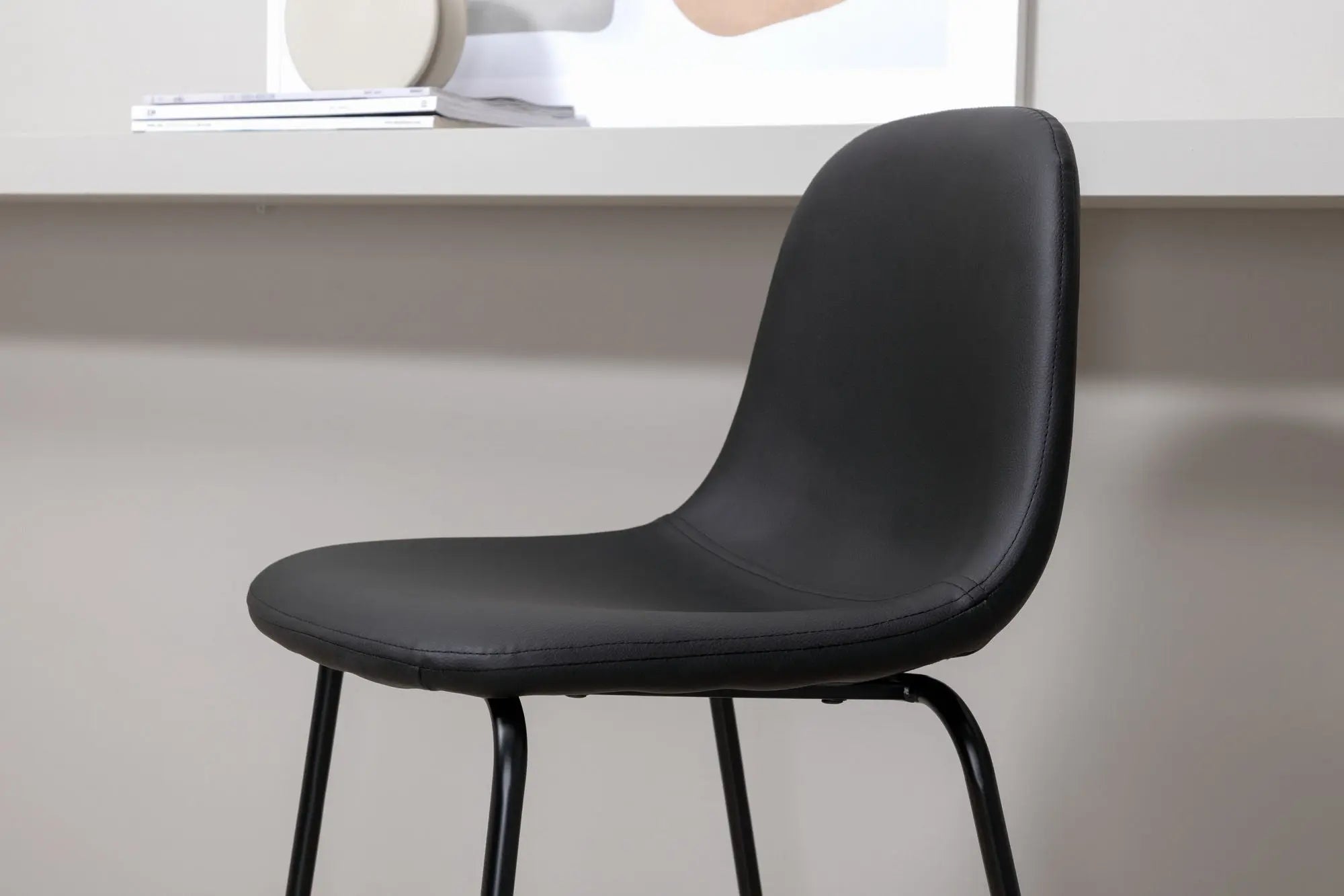 Lot de 2 chaises de bar Polar - 43 x 105 x 41,5 - PU