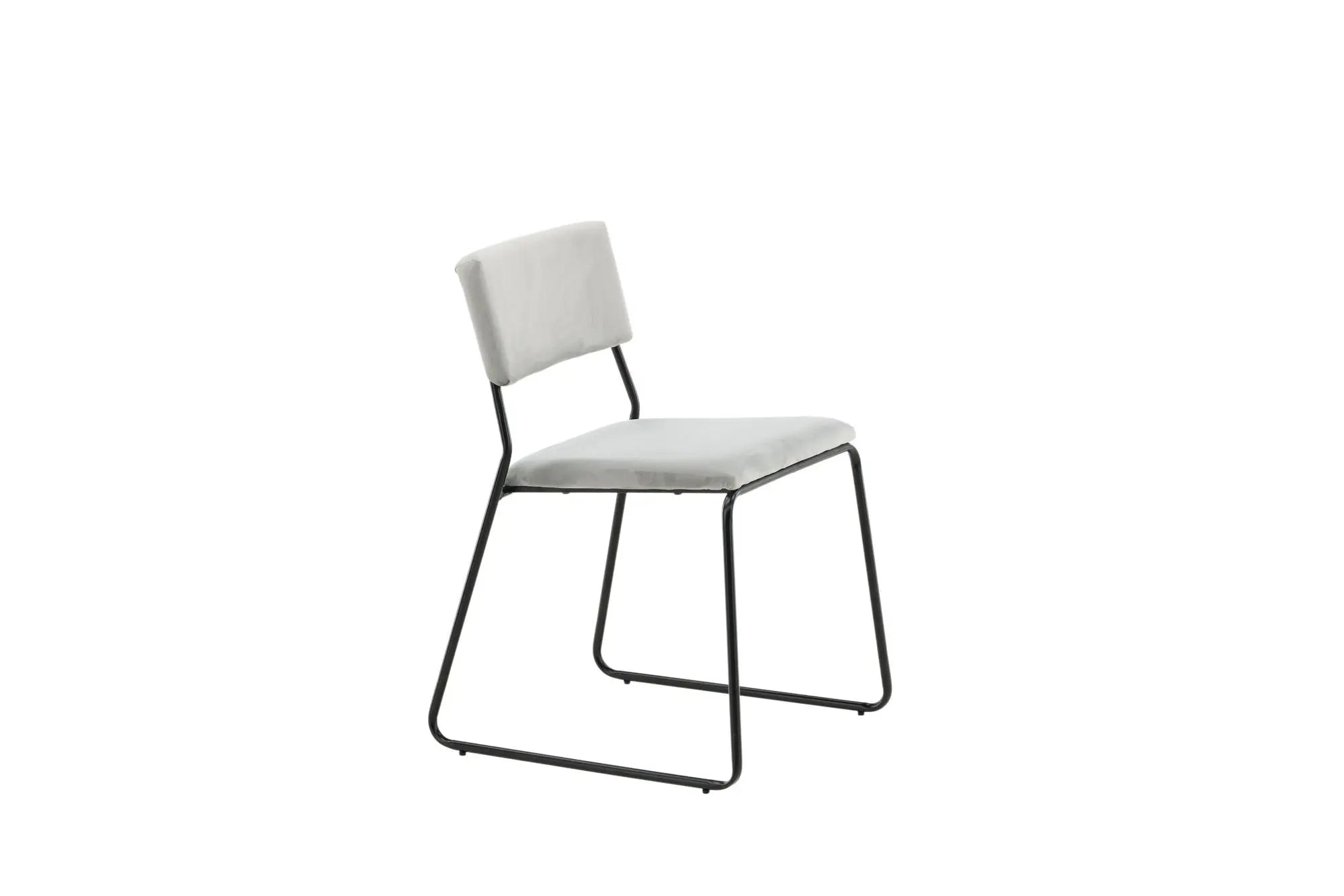 Lot de 2 chaises de salle à manger Kenth - 52 x 76 x 40 - Polyester Velvet
