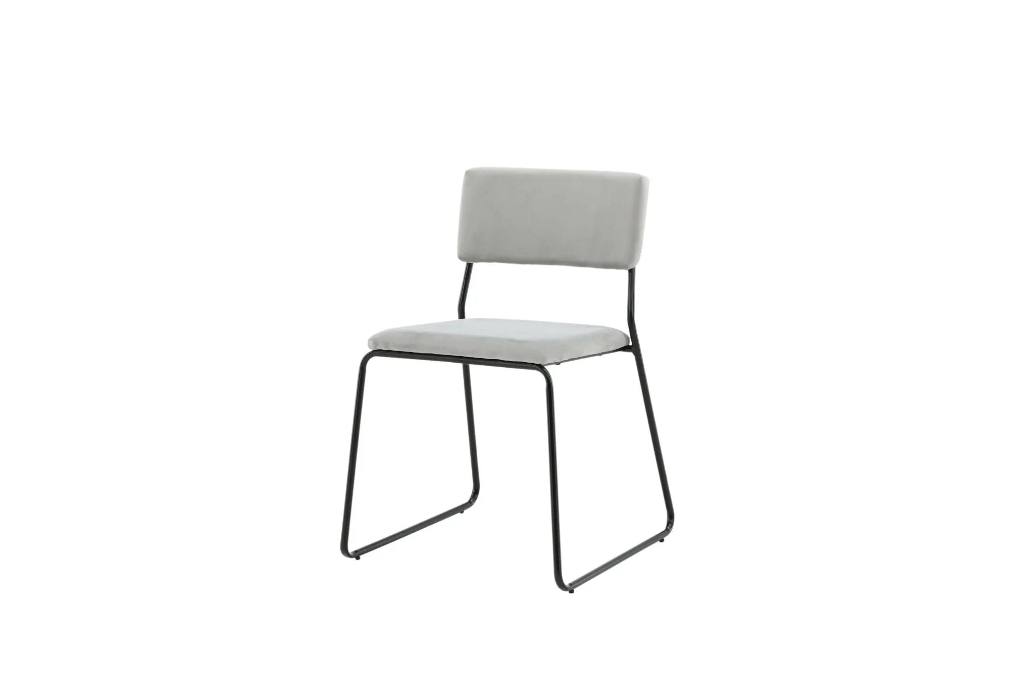 Lot de 2 chaises de salle à manger Kenth - 52 x 76 x 40 - Polyester Velvet