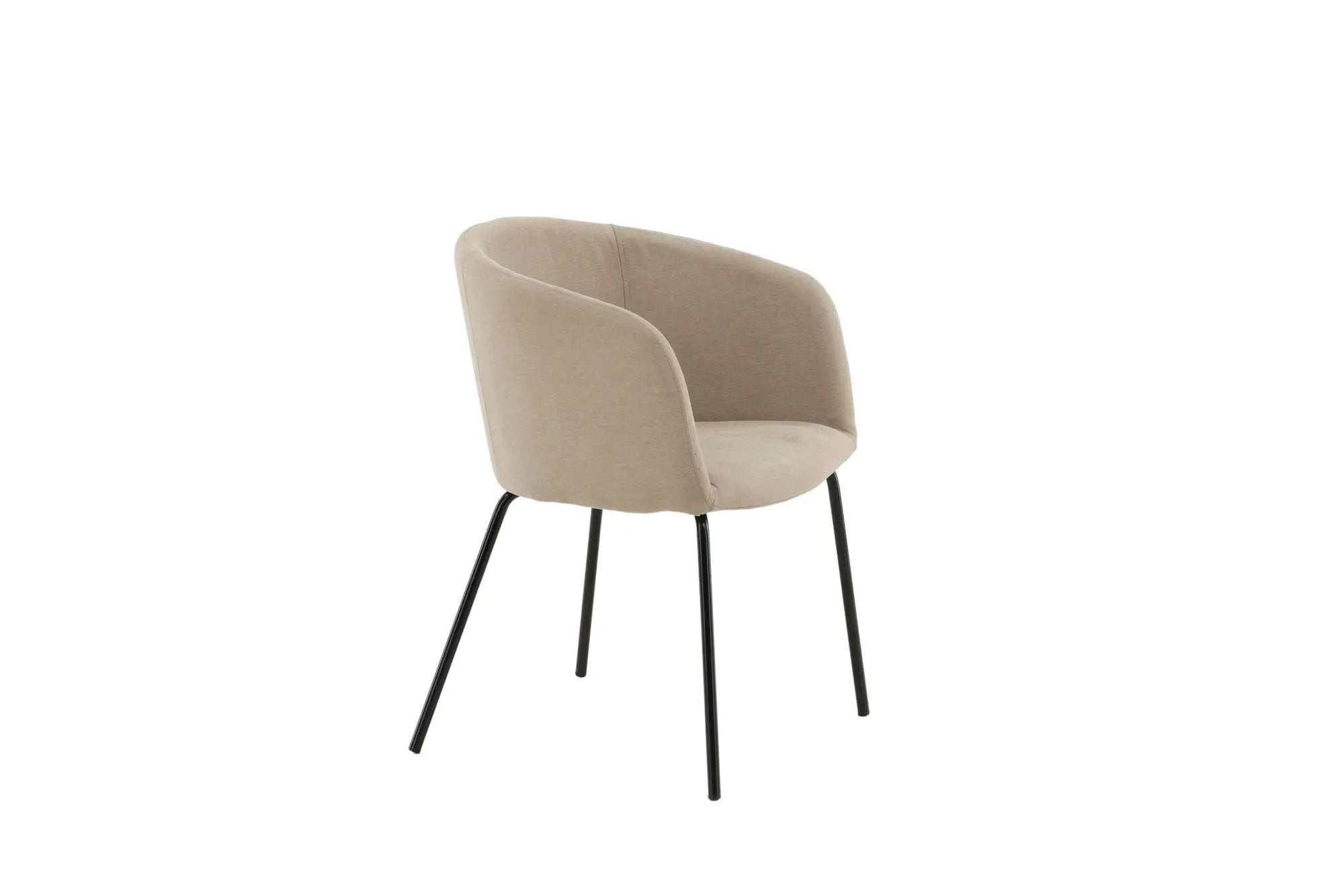 Chaise Berit - 55 x 78 x 55 - Polyester Lin