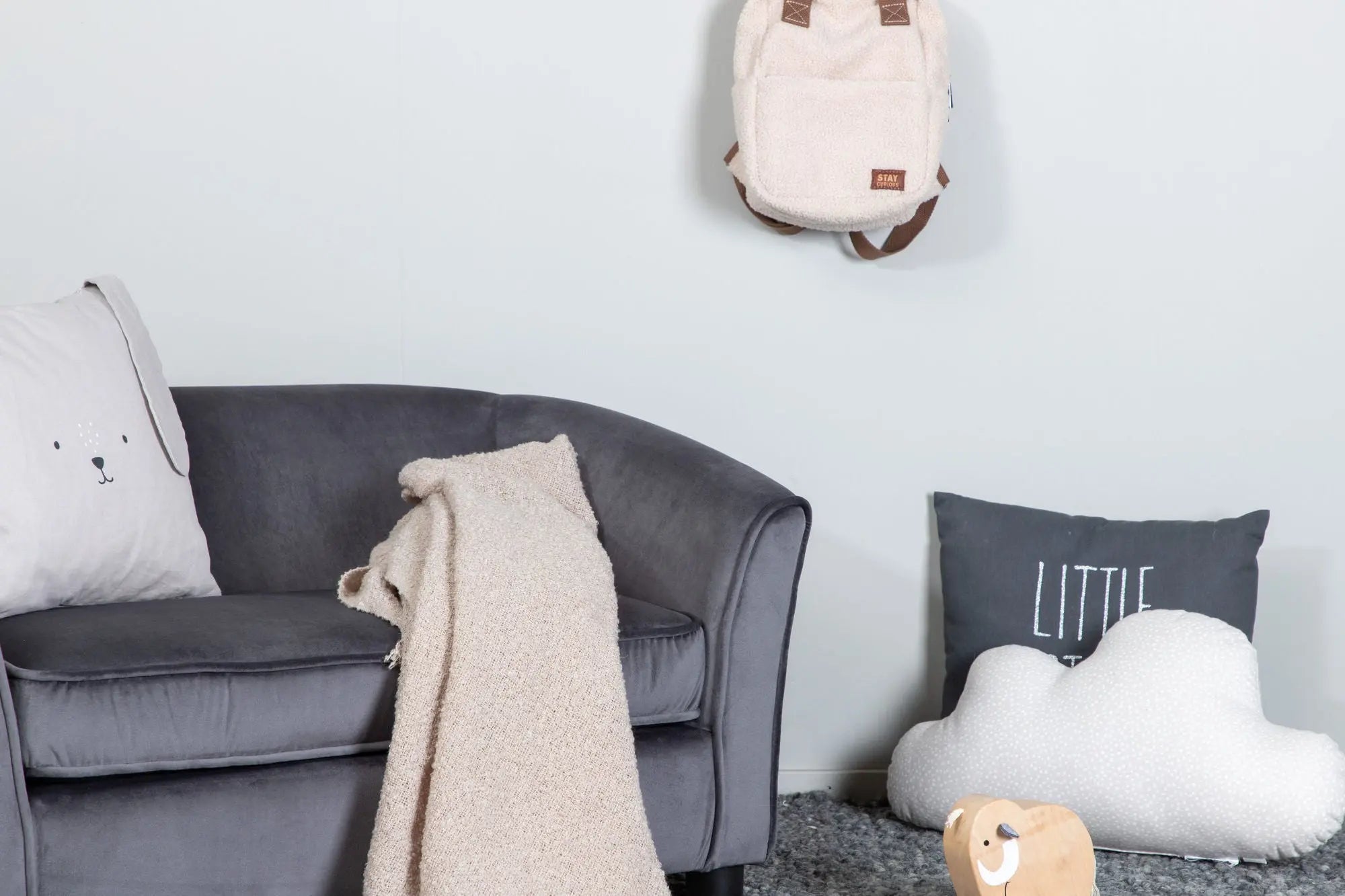 Canapé pour enfants Måna - 98 x 62 - Polyester Velvet