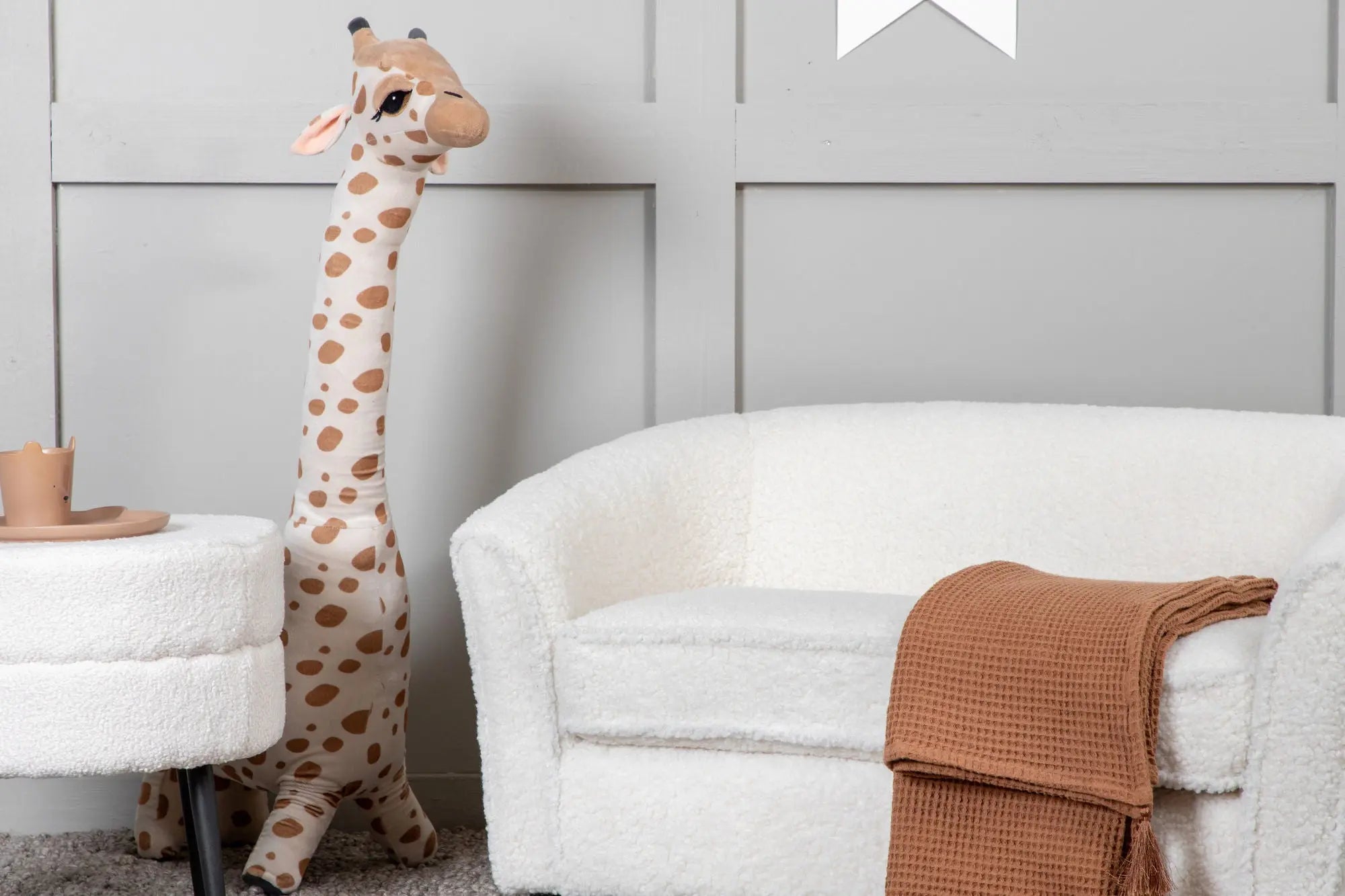 Canapé pour enfants Måna - 90 x 62 - Nounours en polyester