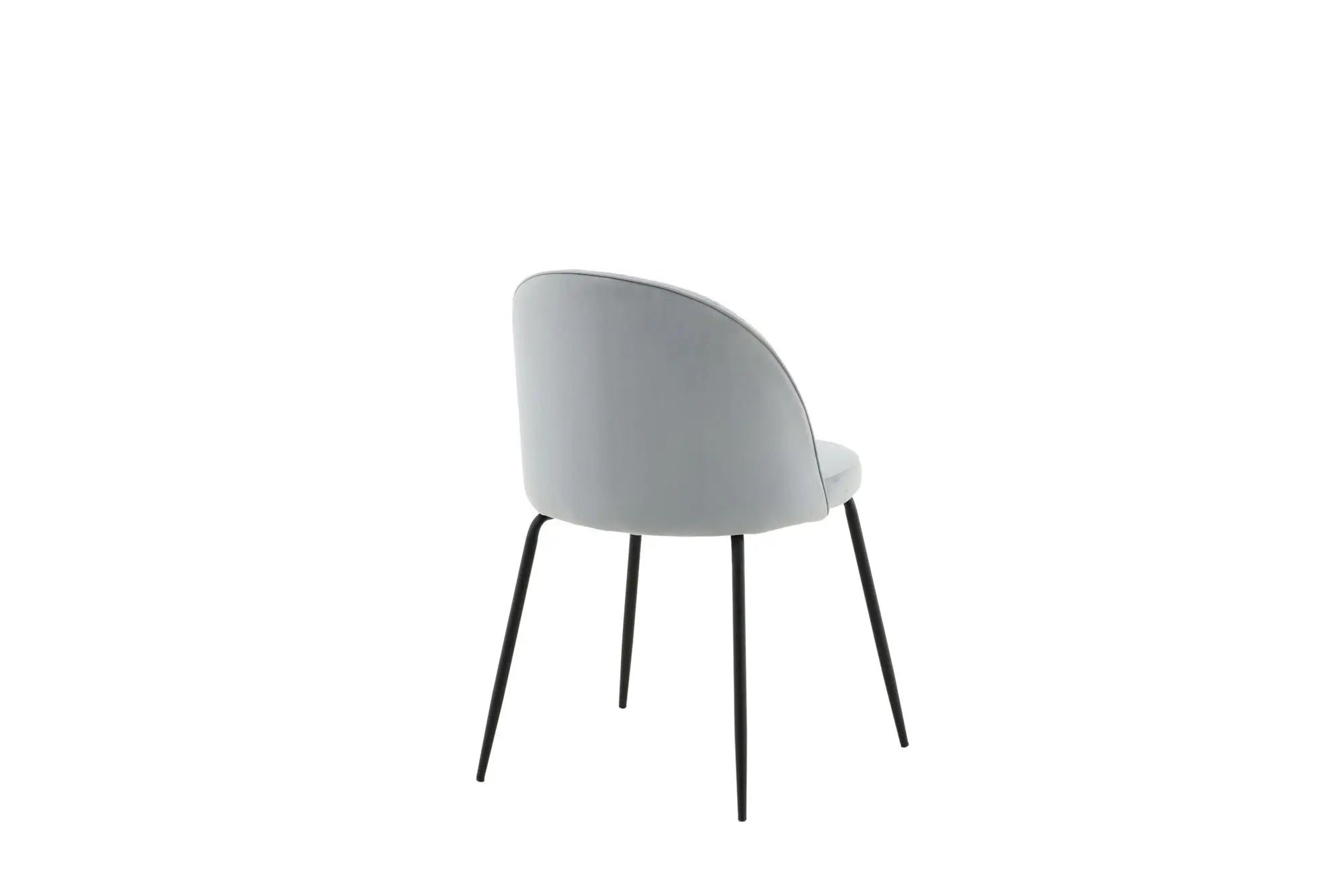 Lot de 2 chaises de salle à manger Wrinkles - 50 x 49 x 79,5 - Polyester Velvet