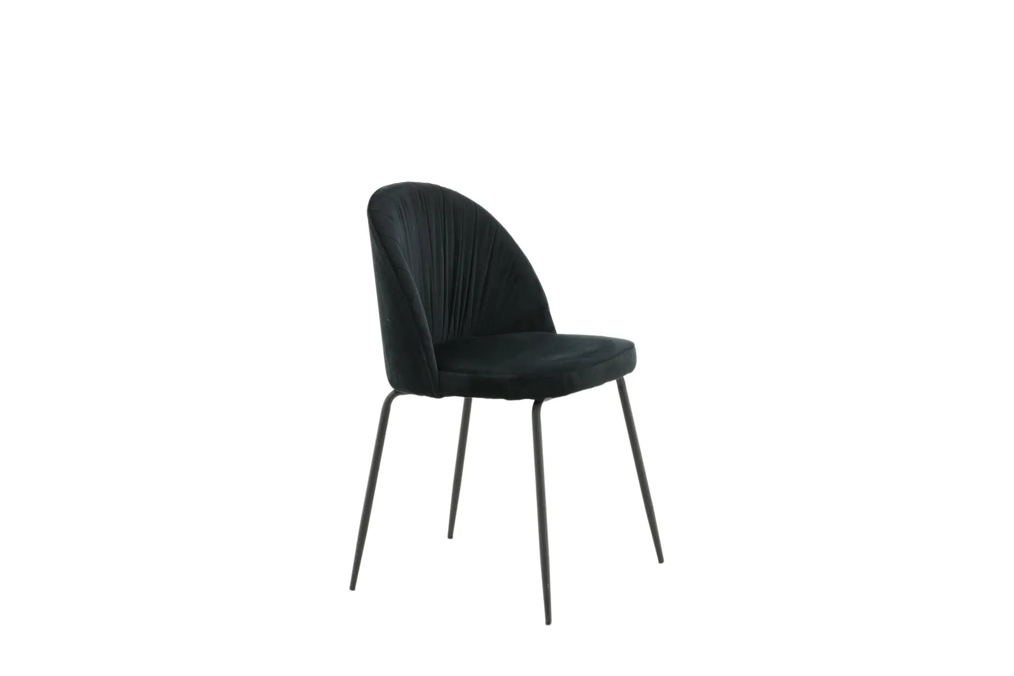Lot de 2 chaises de salle à manger Wrinkles - 50 x 49 x 79,5 - Polyester Velvet