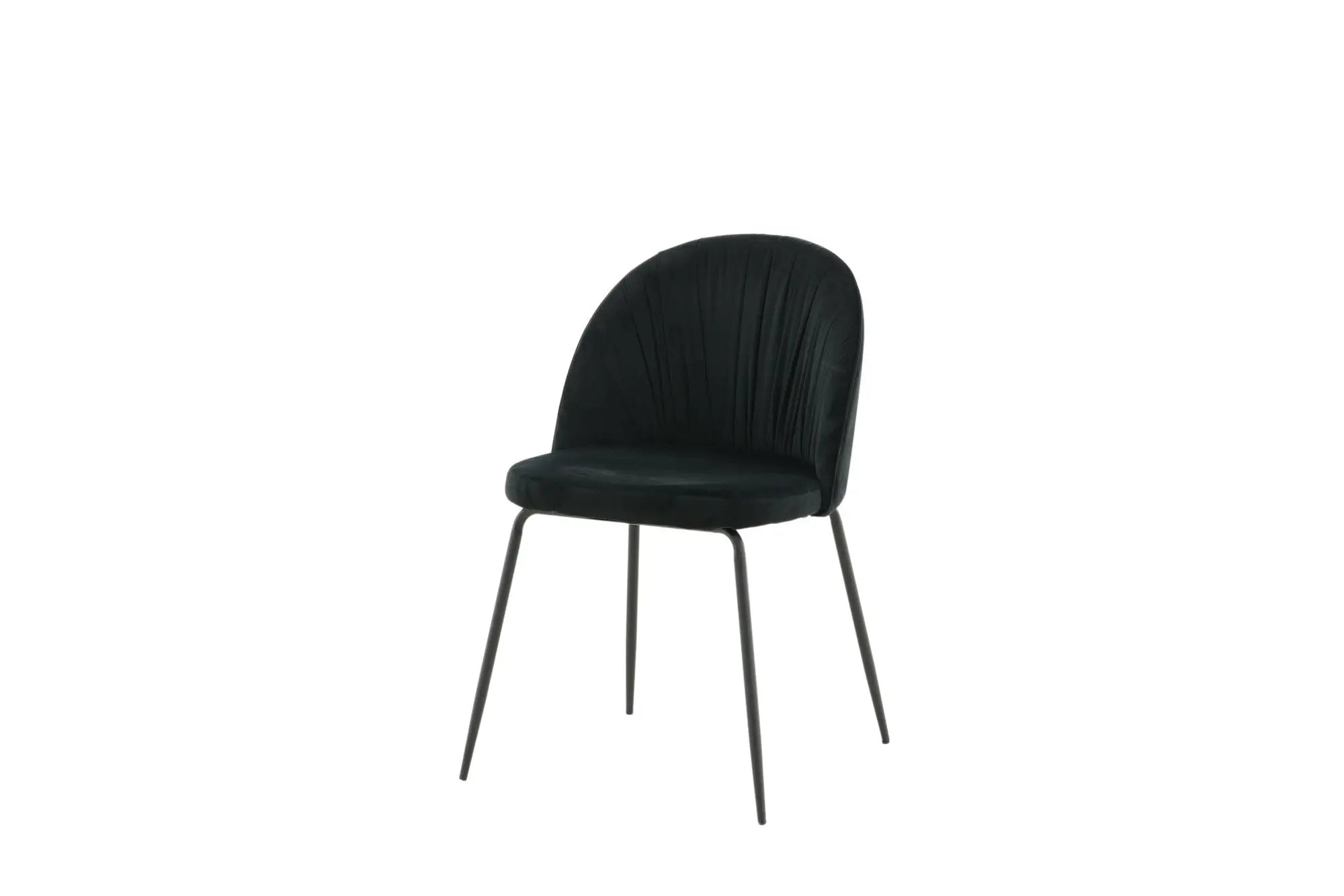 Lot de 2 chaises de salle à manger Wrinkles - 50 x 49 x 79,5 - Polyester Velvet