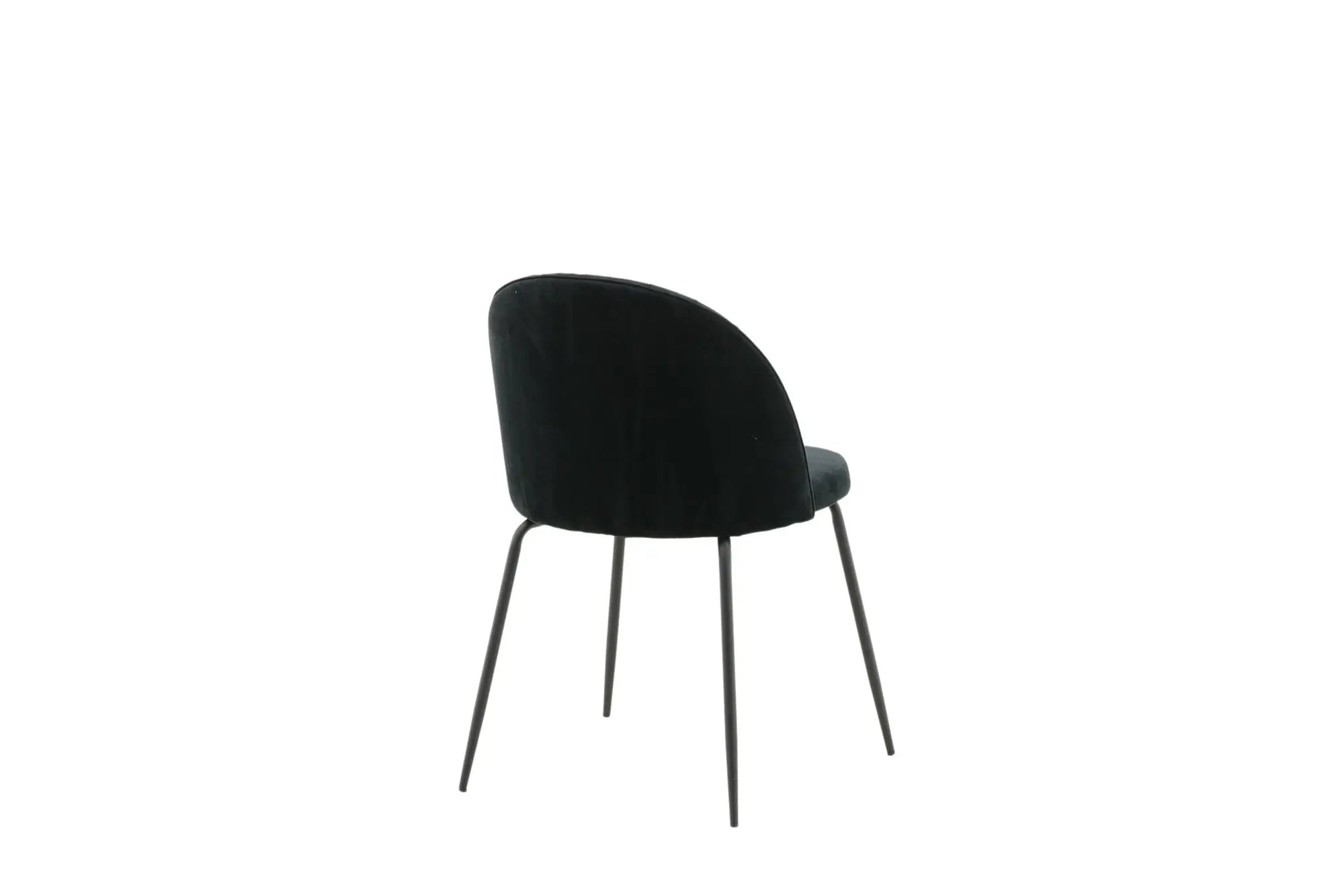 Lot de 2 chaises de salle à manger Wrinkles - 50 x 49 x 79,5 - Polyester Velvet