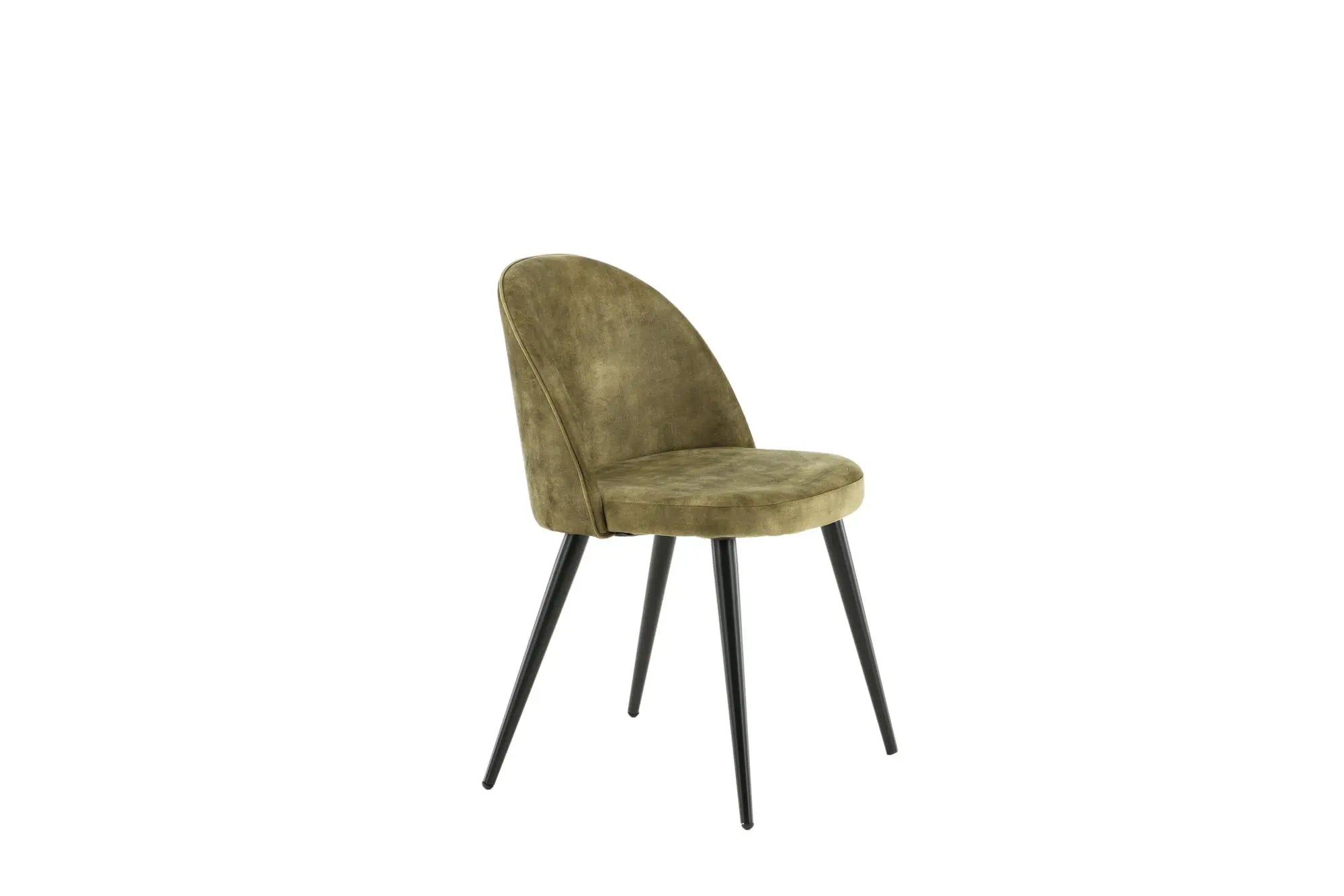 Lot de 2 chaises de salle à manger Velvet - 57 x 50 x 76,5 - Polyester Velvet