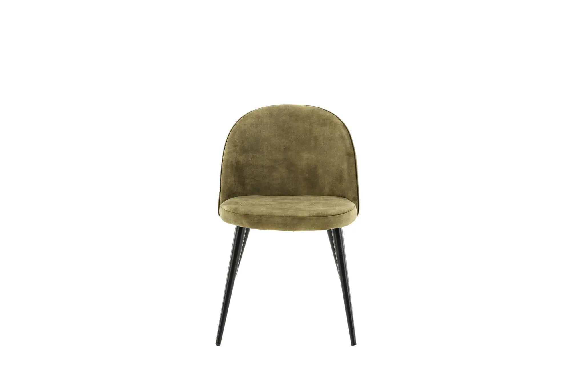 Lot de 2 chaises de salle à manger Velvet - 57 x 50 x 76,5 - Polyester Velvet