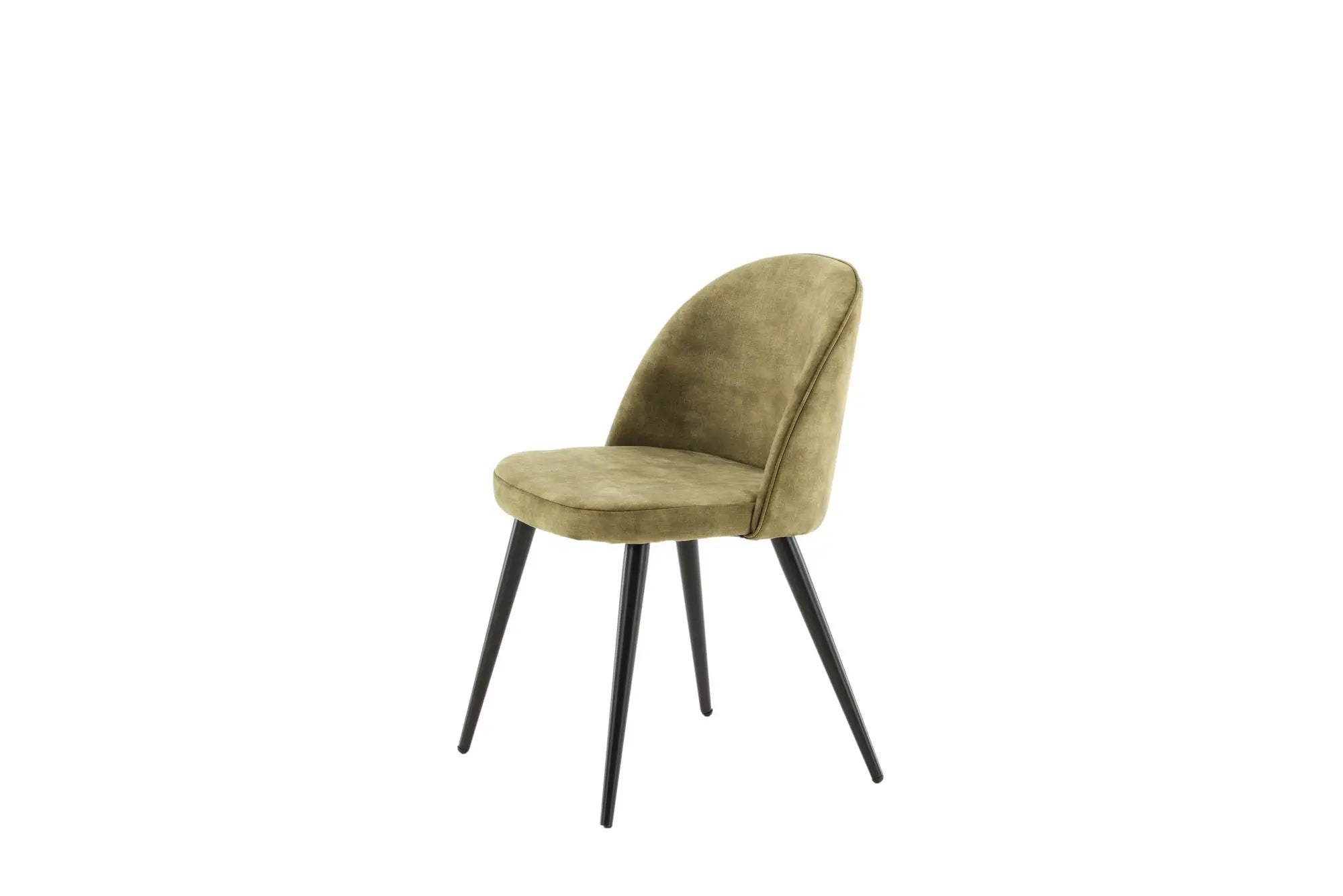 Lot de 2 chaises de salle à manger Velvet - 57 x 50 x 76,5 - Polyester Velvet