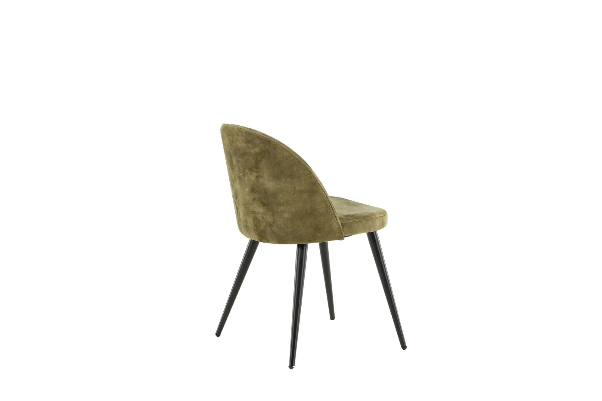 Lot de 2 chaises de salle à manger Velvet - 57 x 50 x 76,5 - Polyester Velvet