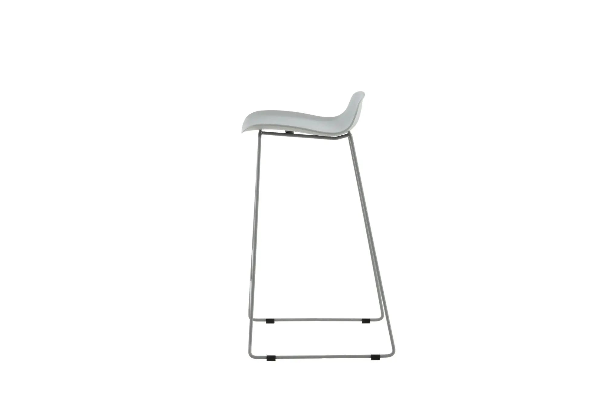 Lot de 2 tabourets de bar Wave - 42 x 50 x 87 - Plastique