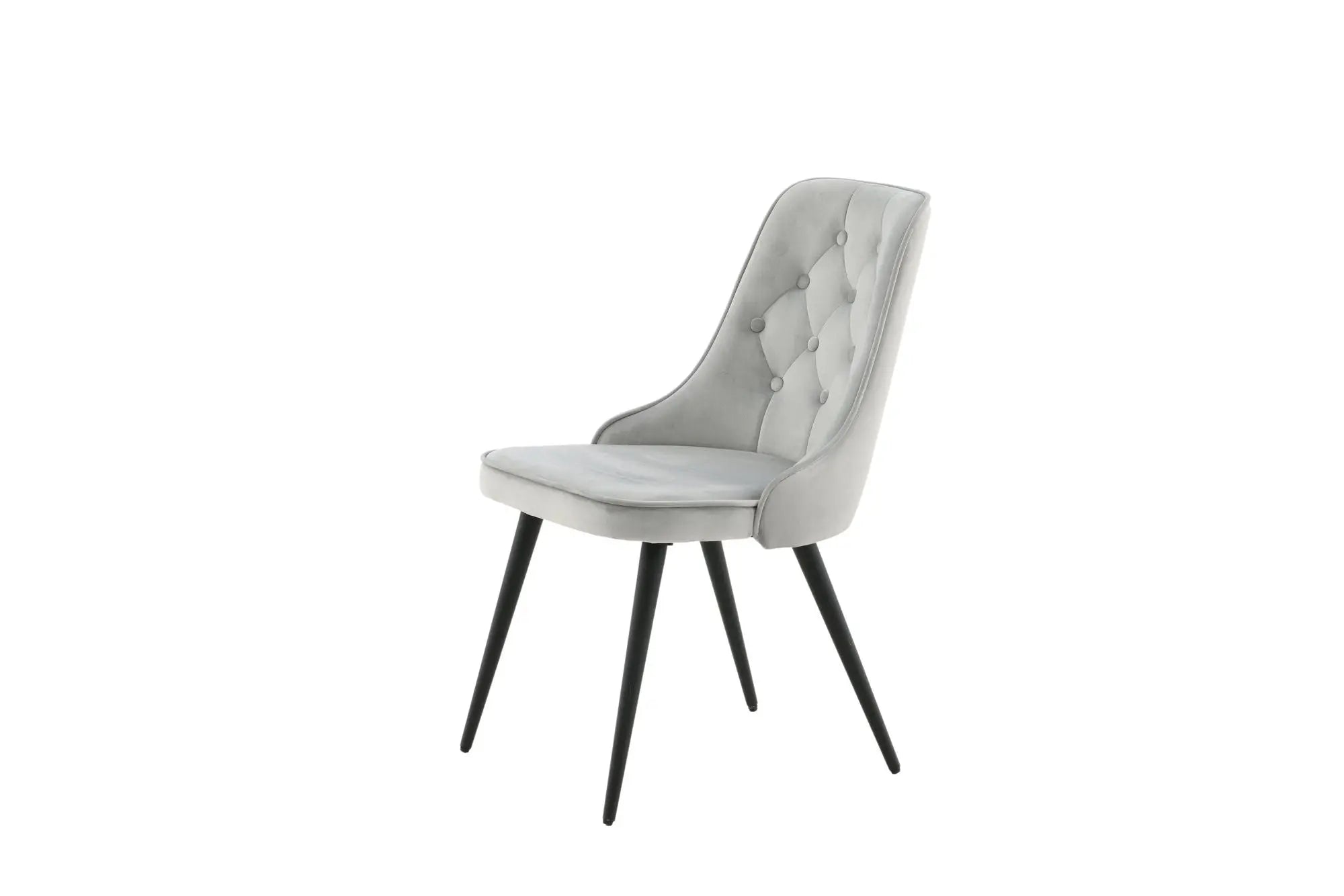 Lot de 2 chaises de salle à manger Velvet Deluxe - 66 x 50 x 88,5 - Polyester Velvet