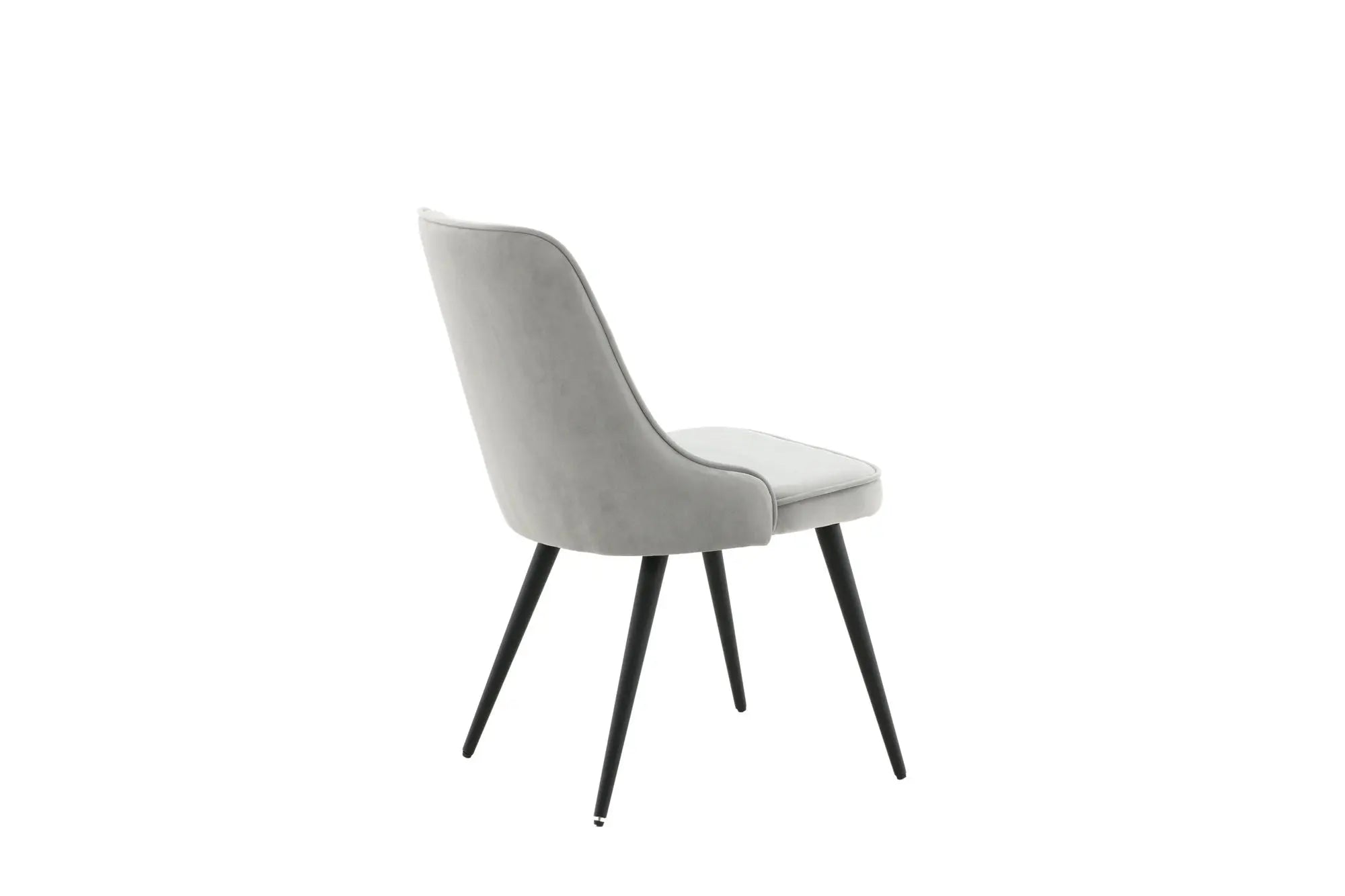 Lot de 2 chaises de salle à manger Velvet Deluxe - 66 x 50 x 88,5 - Polyester Velvet