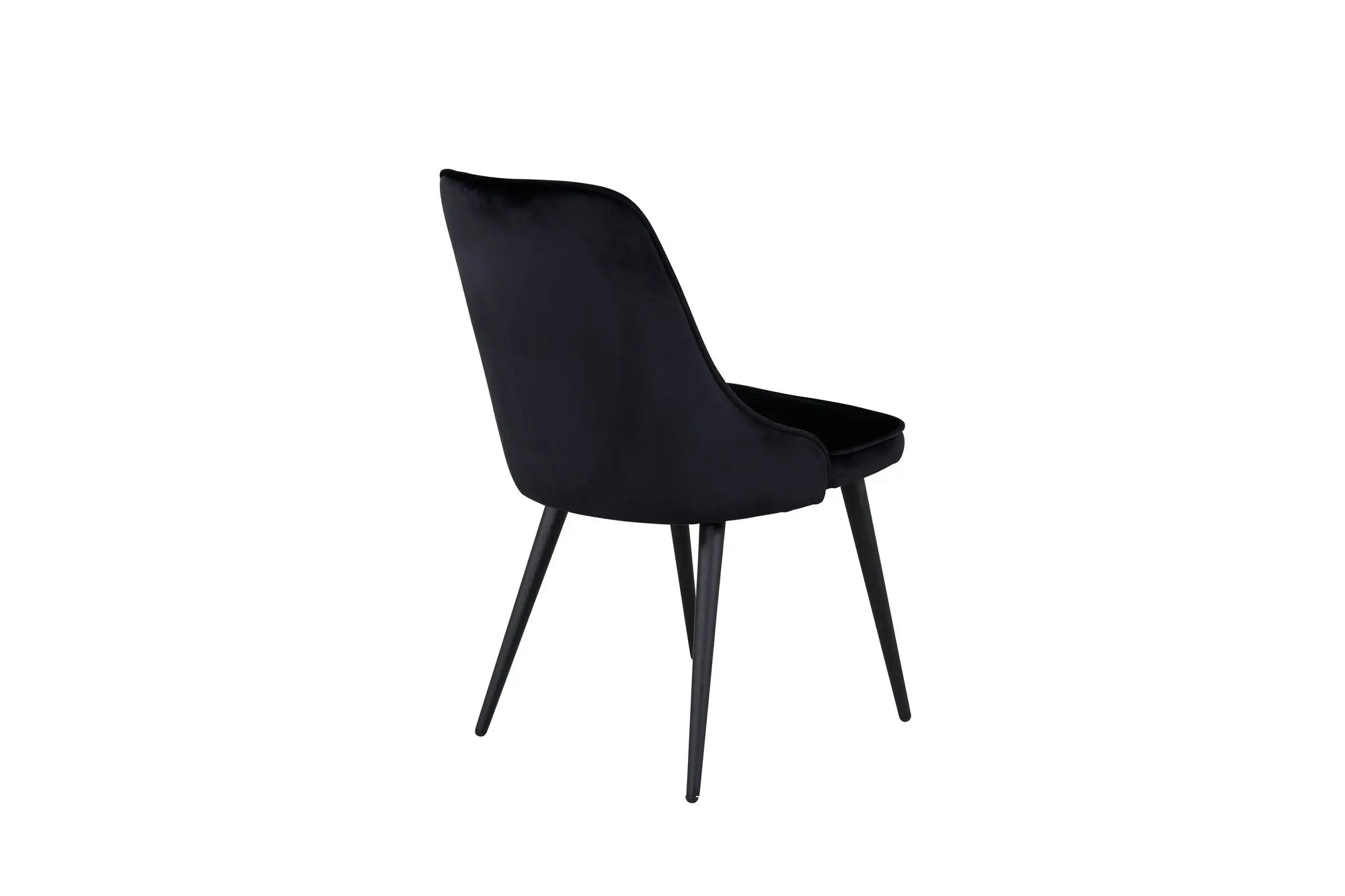 Lot de 2 chaises de salle à manger Velvet Deluxe - 66 x 50 x 88,5 - Polyester Velvet