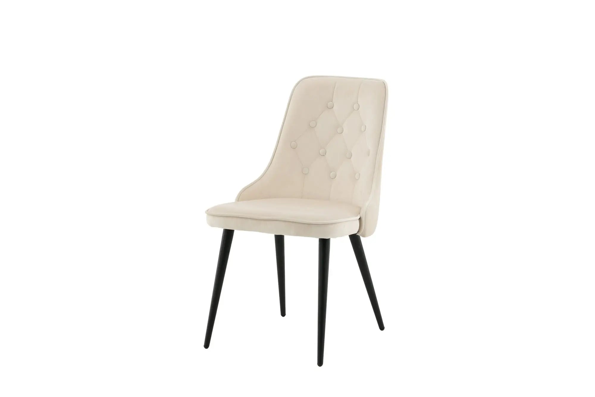 Lot de 2 chaises de salle à manger Velvet Deluxe - 66 x 50 x 88,5 - Polyester Velvet