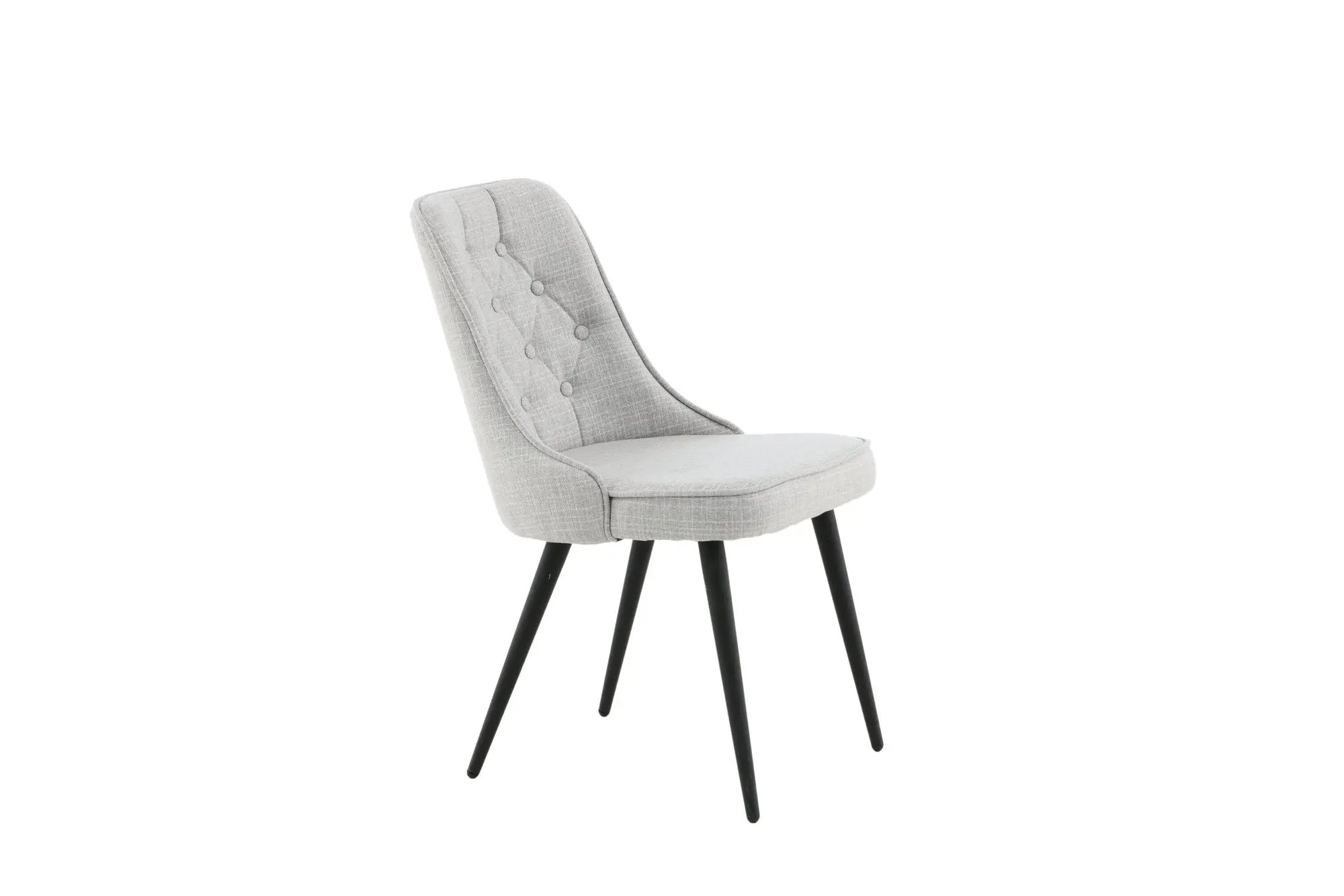 Lot de 2 chaises de salle à manger Velvet Deluxe - 66 x 50 x 88,5 - Polyester