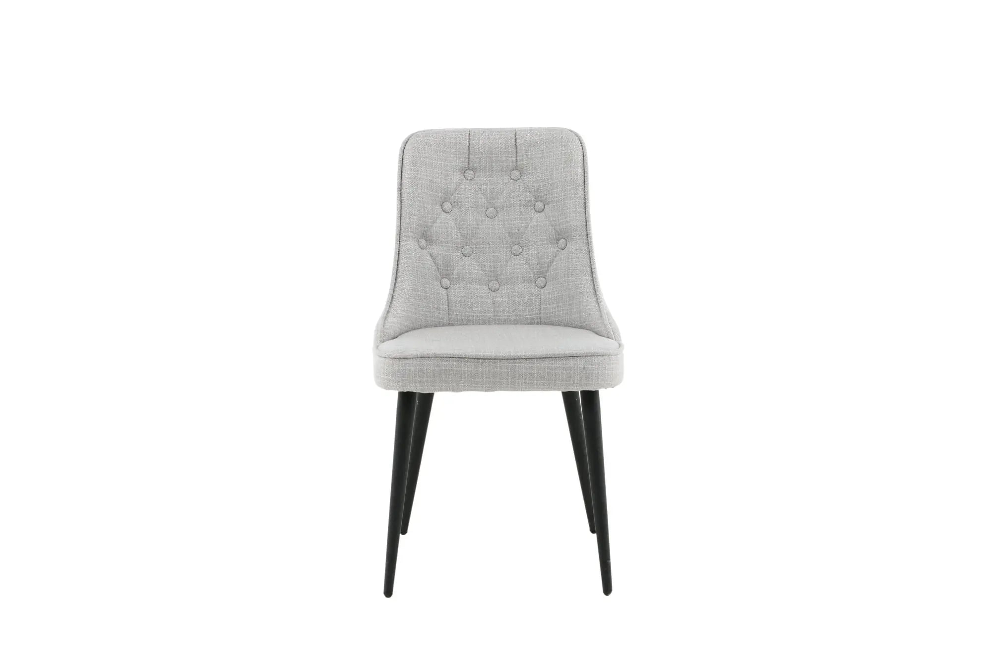 Lot de 2 chaises de salle à manger Velvet Deluxe - 66 x 50 x 88,5 - Polyester