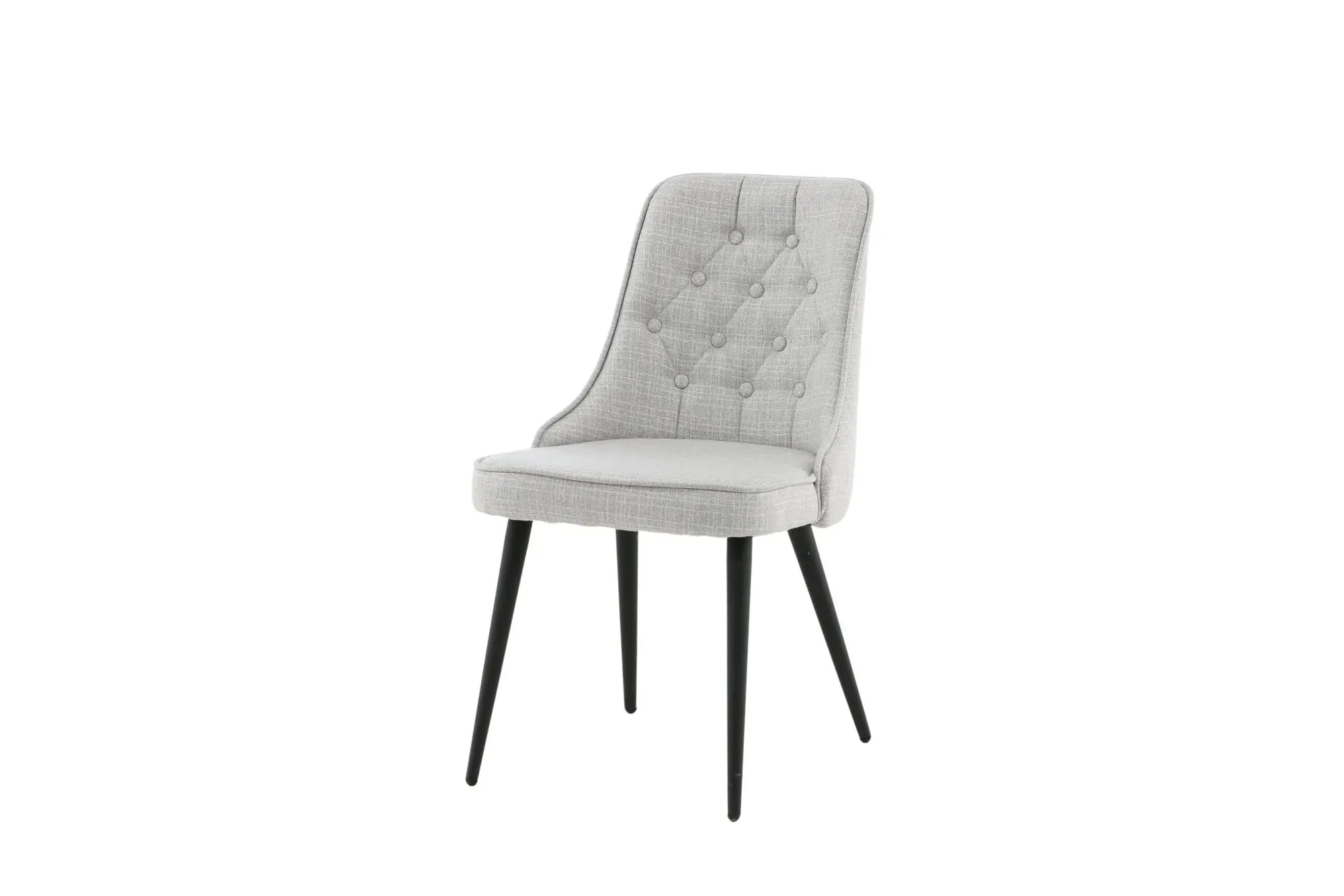 Lot de 2 chaises de salle à manger Velvet Deluxe - 66 x 50 x 88,5 - Polyester