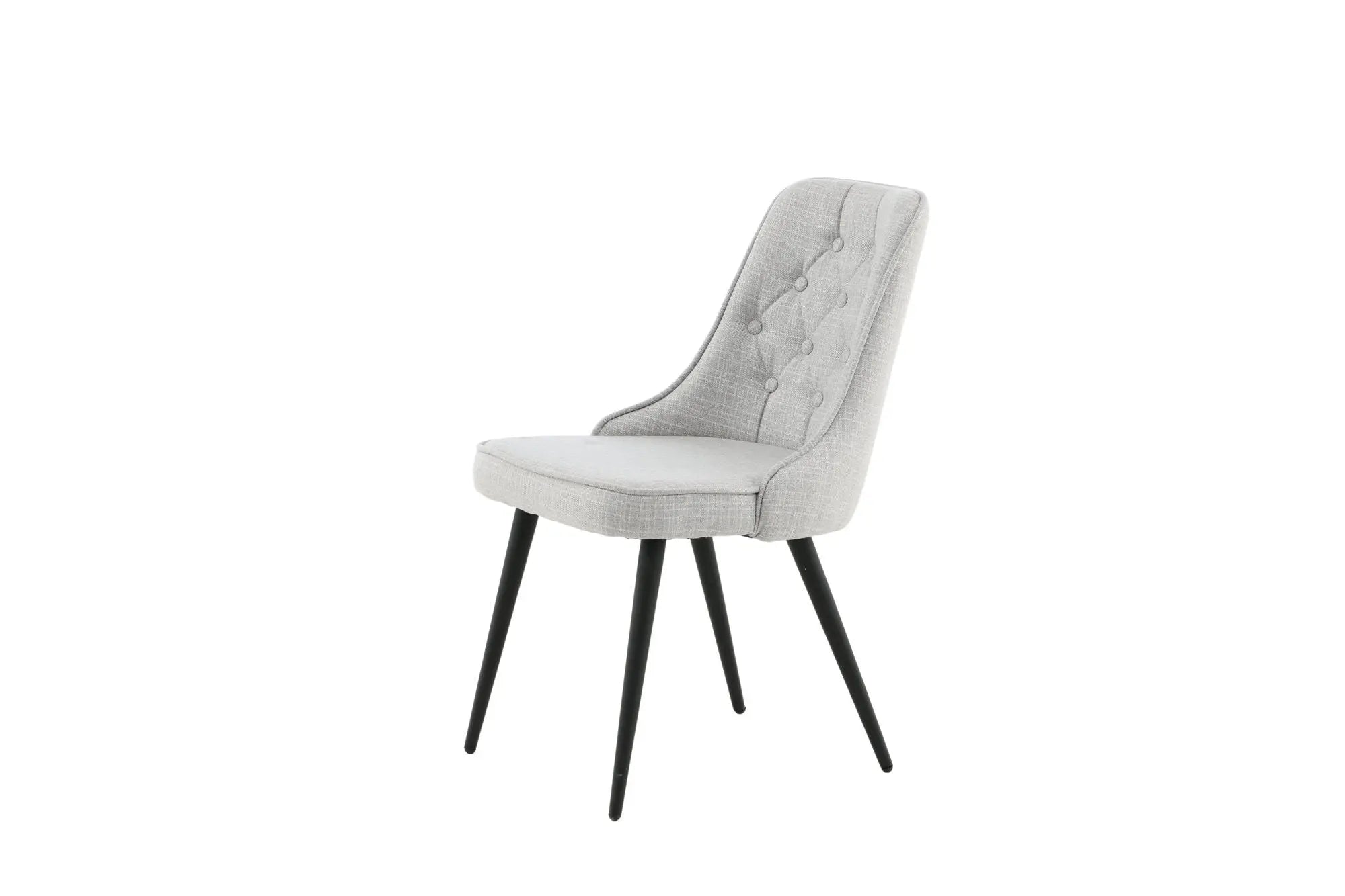 Lot de 2 chaises de salle à manger Velvet Deluxe - 66 x 50 x 88,5 - Polyester