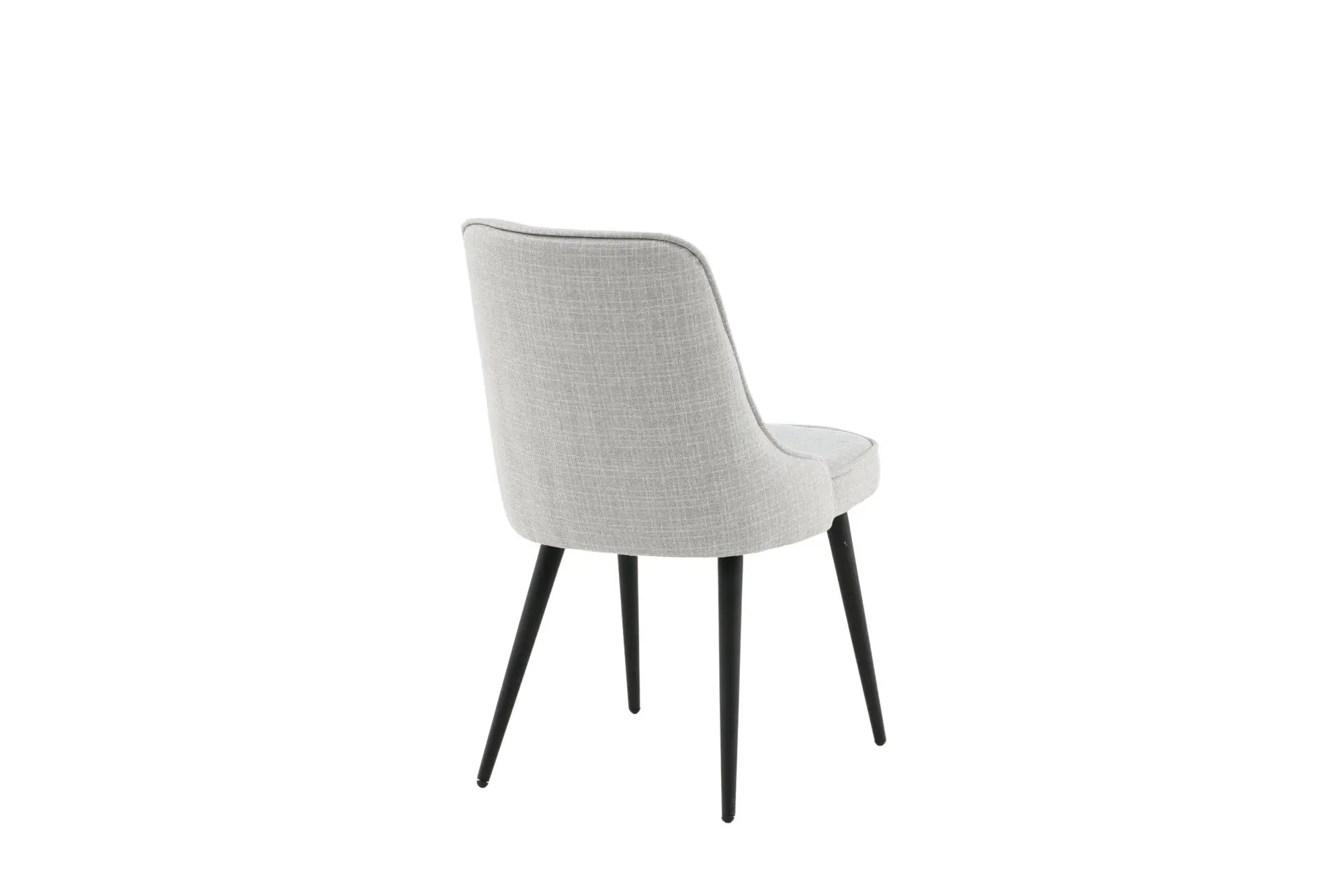Lot de 2 chaises de salle à manger Velvet Deluxe - 66 x 50 x 88,5 - Polyester
