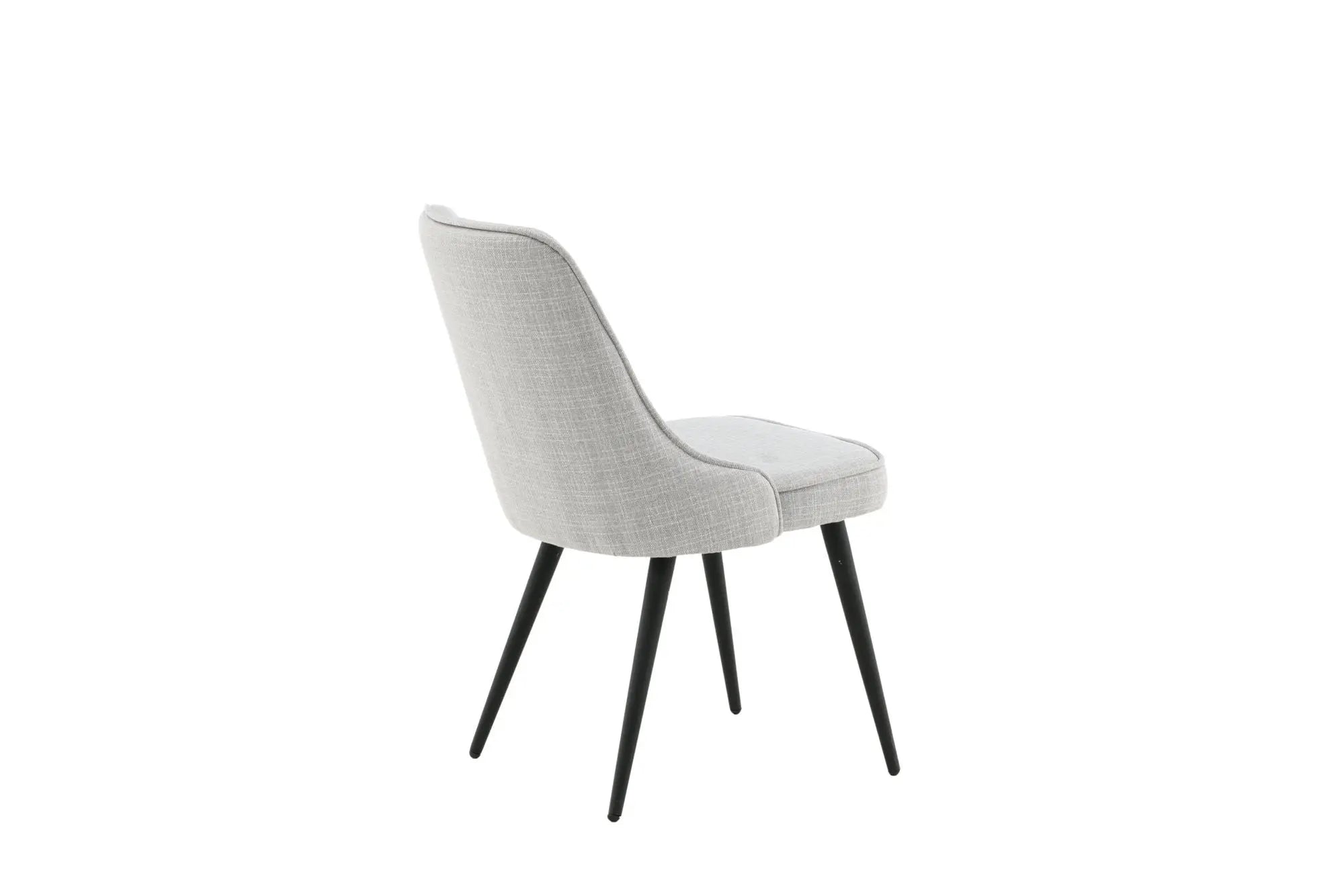 Lot de 2 chaises de salle à manger Velvet Deluxe - 66 x 50 x 88,5 - Polyester