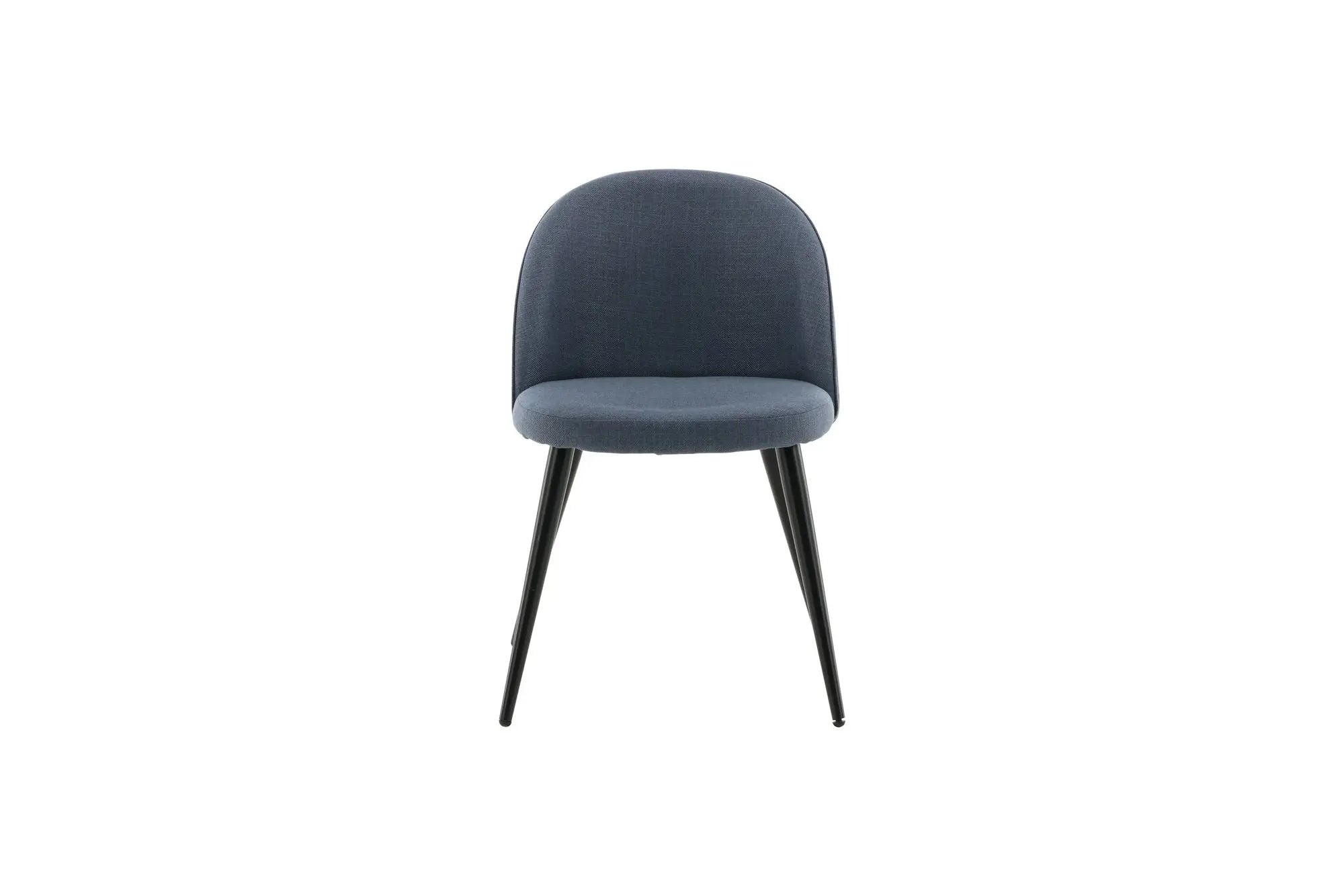 Lot de 2 chaises de salle à manger Velvet - 57 x 50 x 76,5 - Polyester
