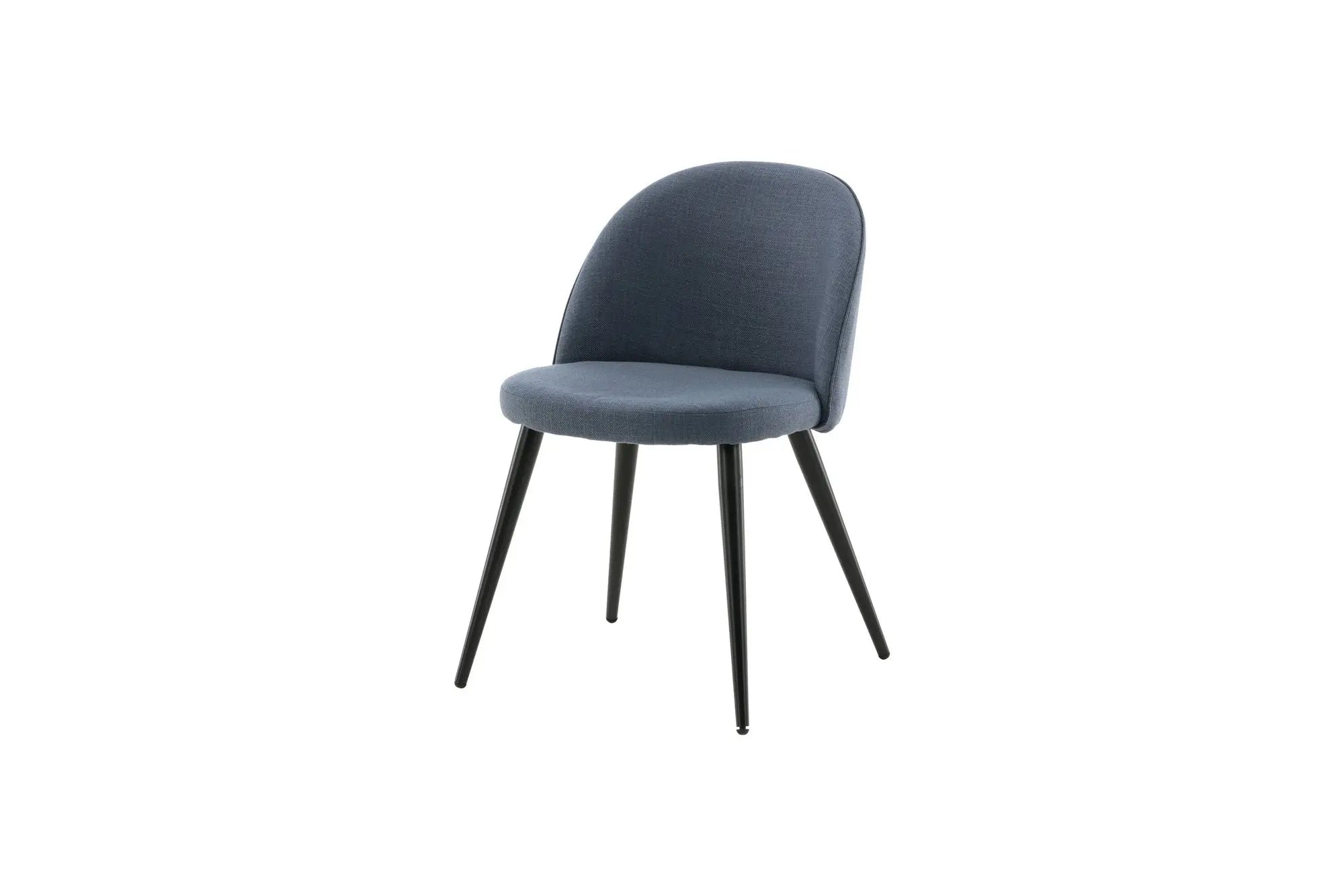 Lot de 2 chaises de salle à manger Velvet - 57 x 50 x 76,5 - Polyester