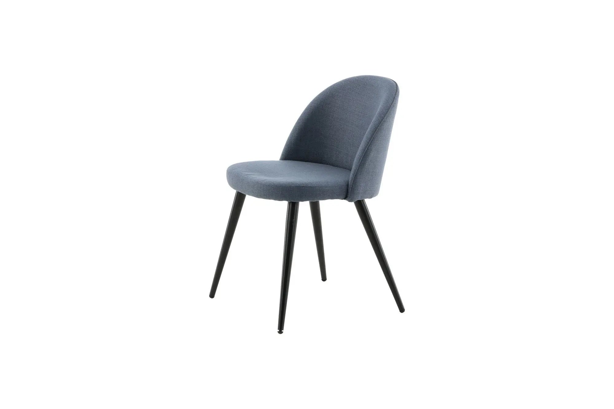 Lot de 2 chaises de salle à manger Velvet - 57 x 50 x 76,5 - Polyester