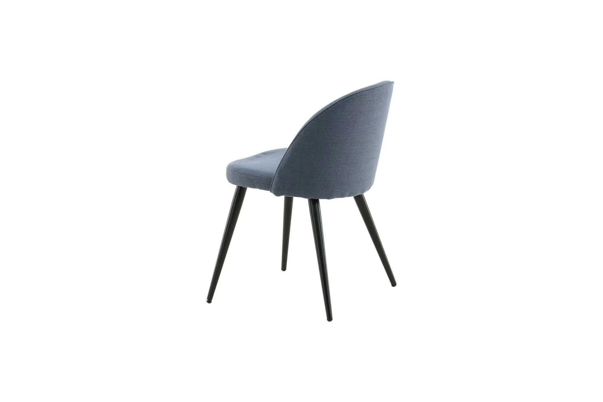 Lot de 2 chaises de salle à manger Velvet - 57 x 50 x 76,5 - Polyester