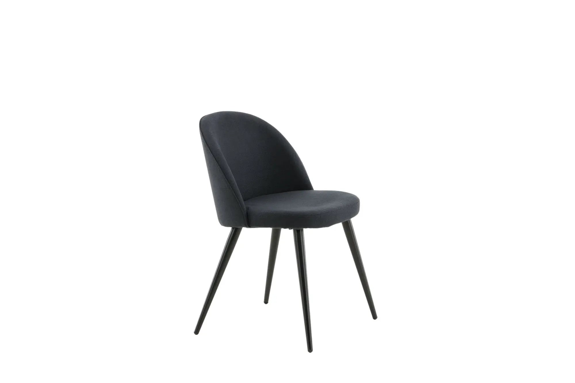 Lot de 2 chaises de salle à manger Velvet - 57 x 50 x 76,5 - Polyester