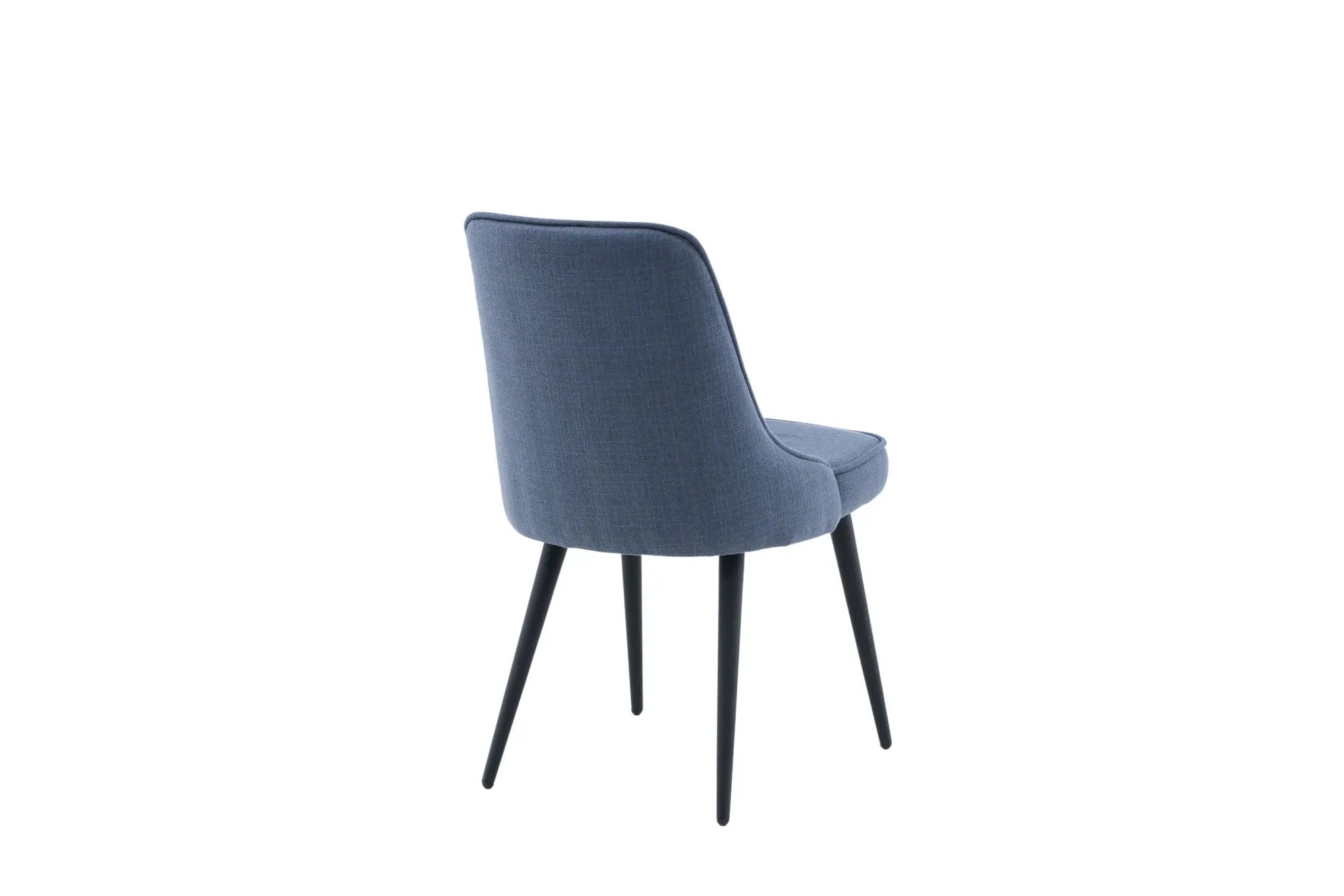 Lot de 2 chaises de salle à manger Velvet Deluxe - 66 x 50 x 88,5 - Polyester