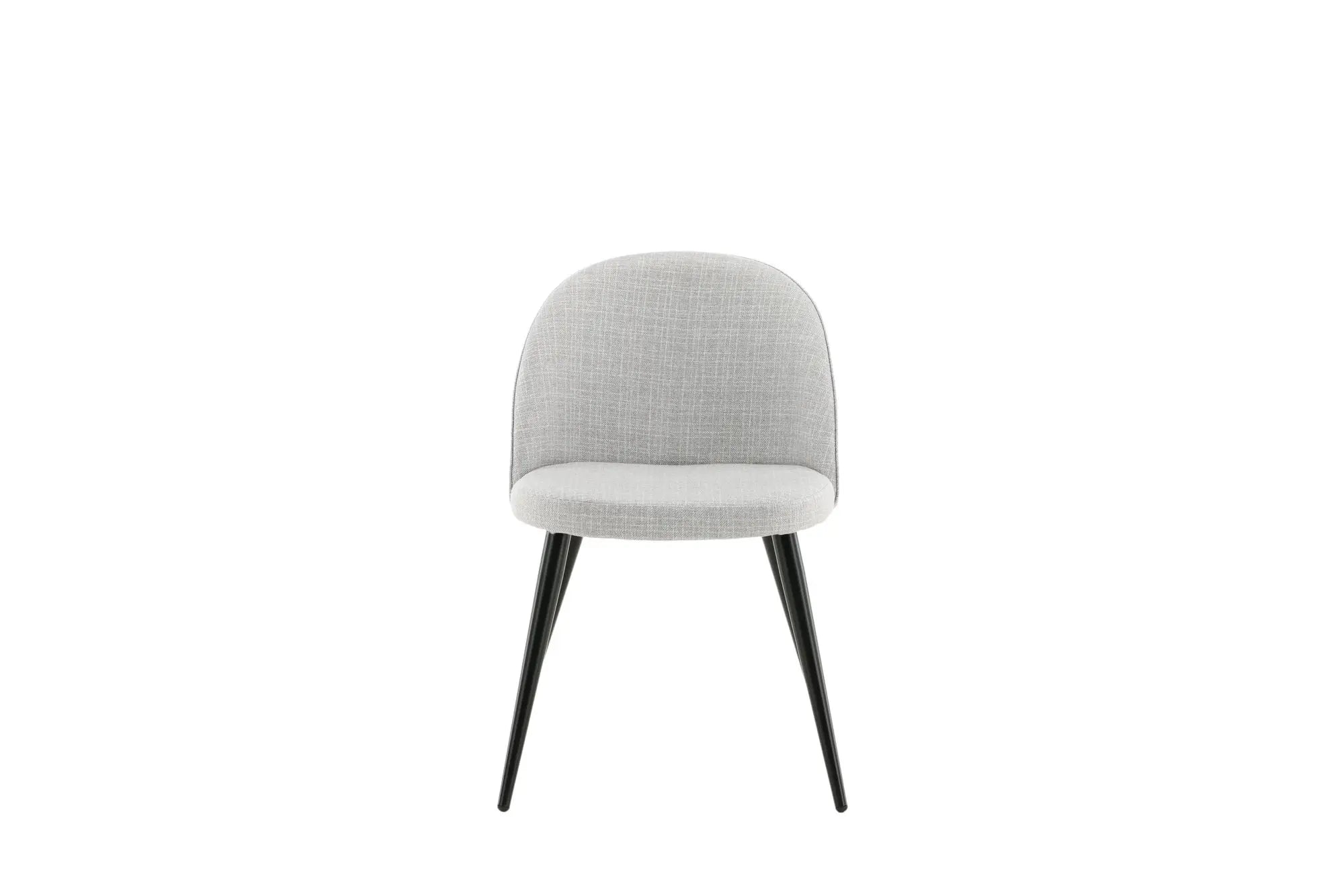 Lot de 2 chaises de salle à manger Velvet - 48 x 50 x 77 - Polyester