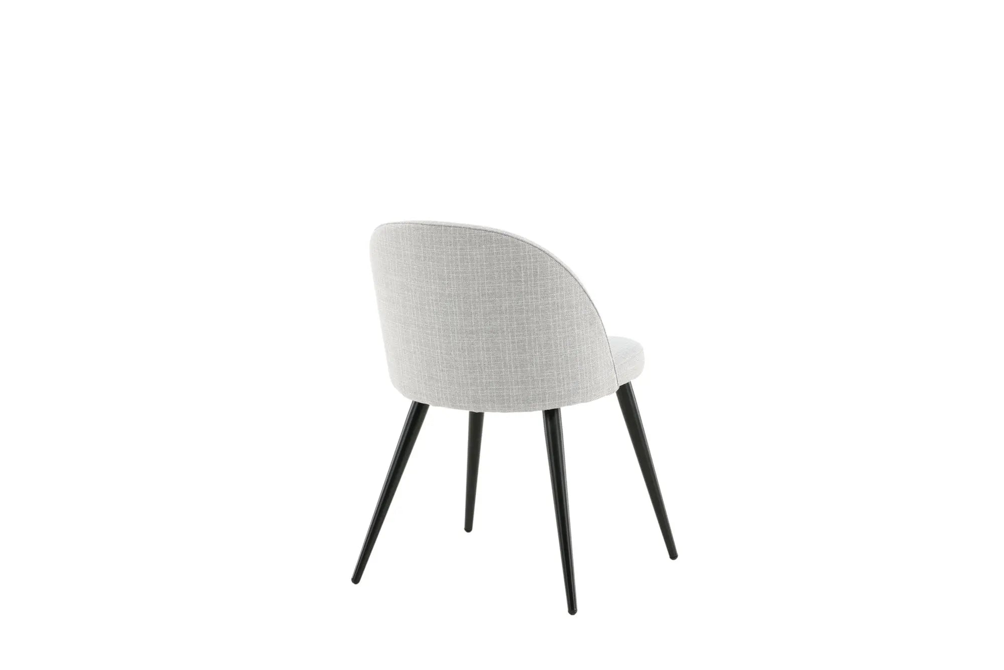 Lot de 2 chaises de salle à manger Velvet - 48 x 50 x 77 - Polyester