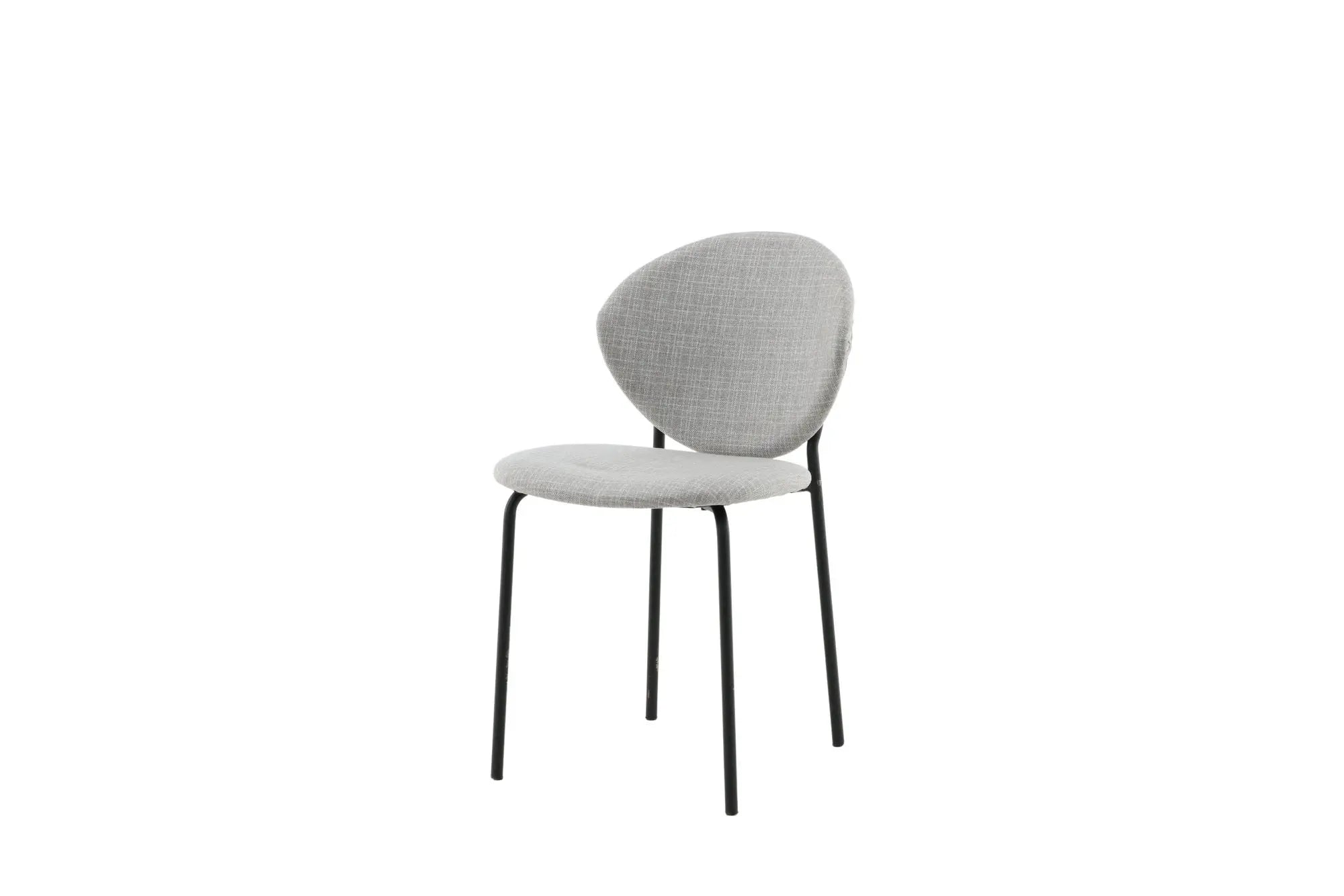 Lot de 2 chaises de salle à manger Vault - 62 x 46 x 80 - Polyester