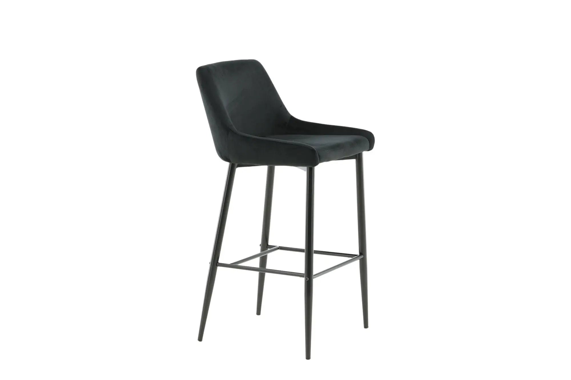 Lot de 2 tabourets de bar Plaza - 57 x 48 x 105 - Polyester