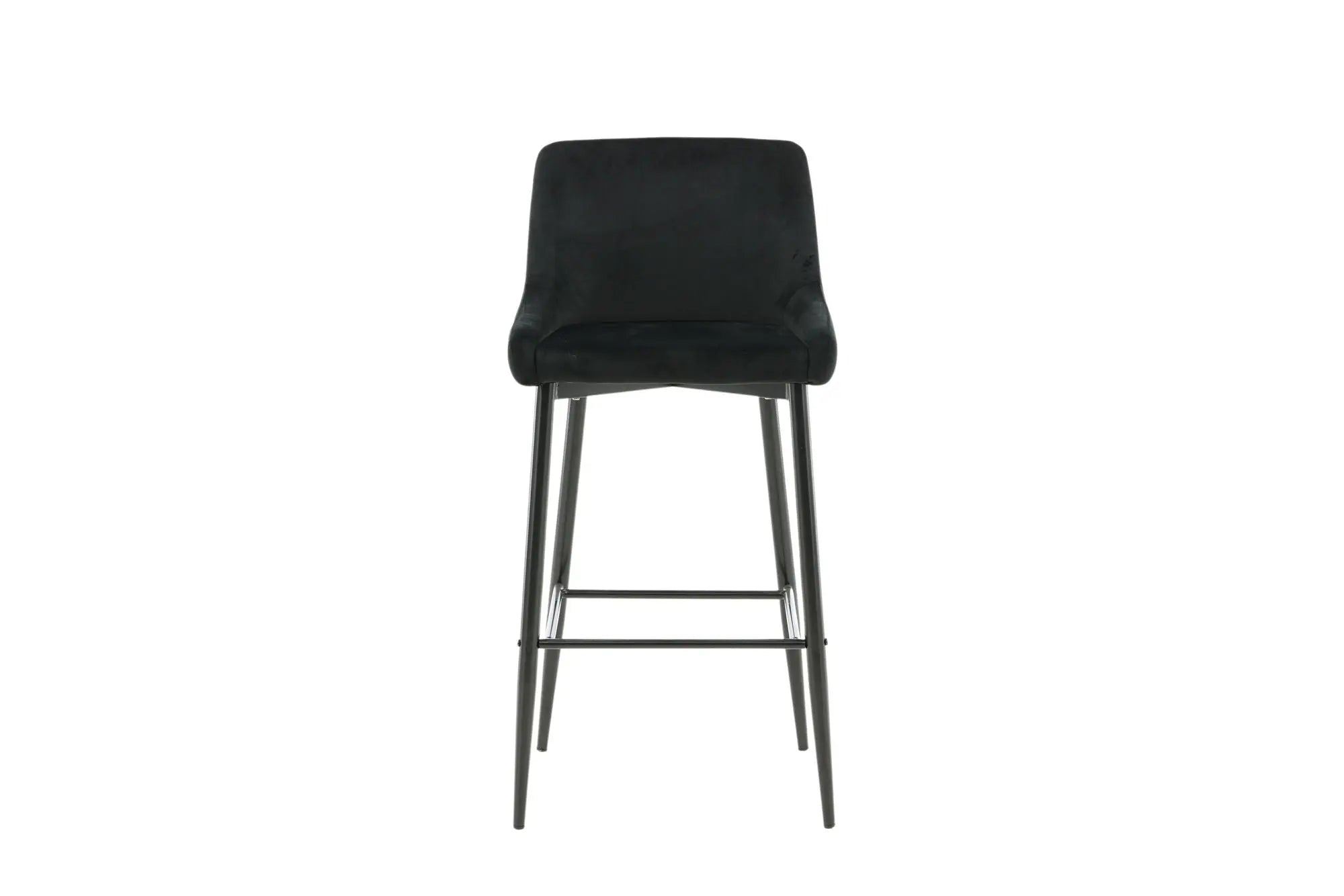 Lot de 2 tabourets de bar Plaza - 57 x 48 x 105 - Polyester