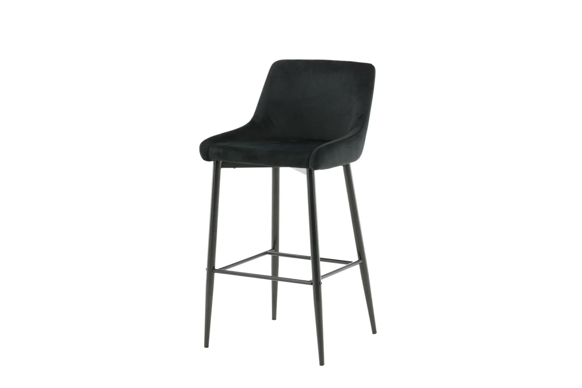Lot de 2 tabourets de bar Plaza - 57 x 48 x 105 - Polyester