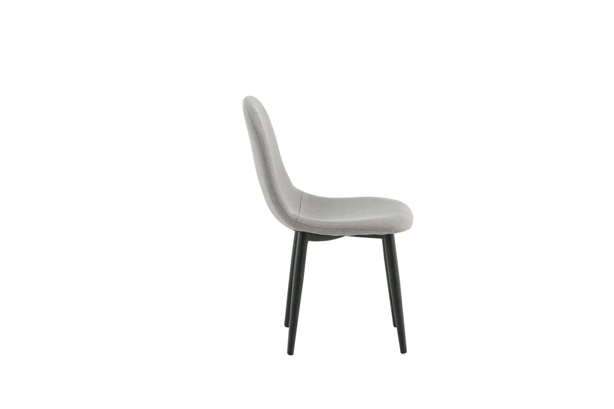 Lot de 2 chaises de salle à manger Polar - 33 x 58 x 60 - Polyester