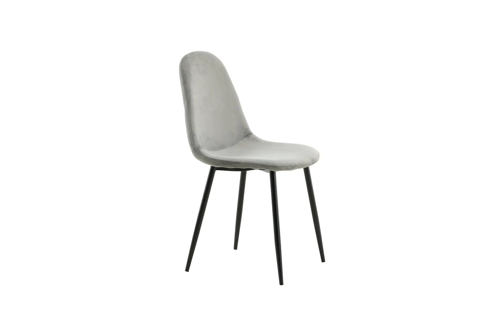 Lot de 2 chaises de salle à manger Polar - 53 x 88 x 46 - Polyester Velvet